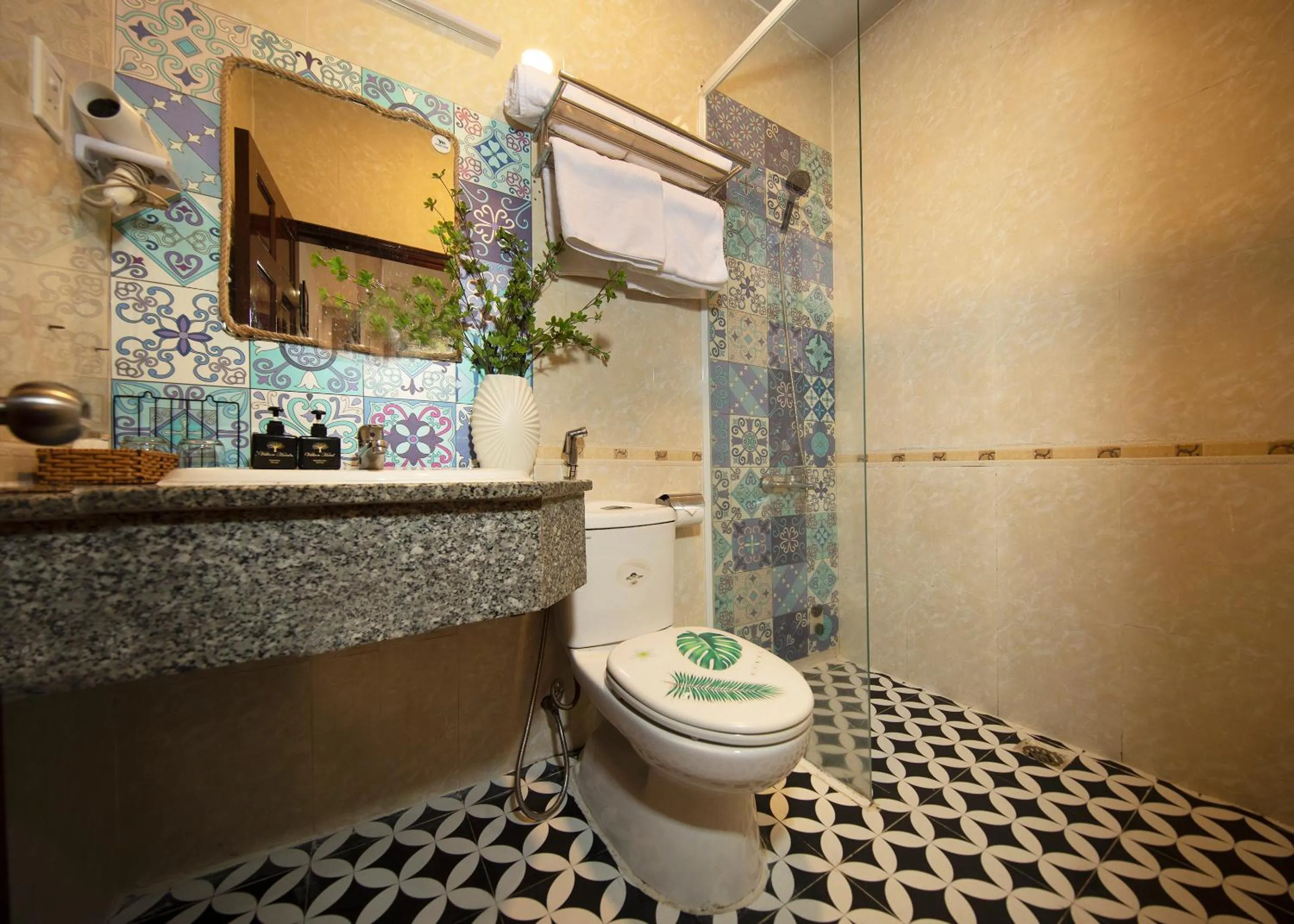 Bathroom in Vilion Boutique Hotel Ben Thanh