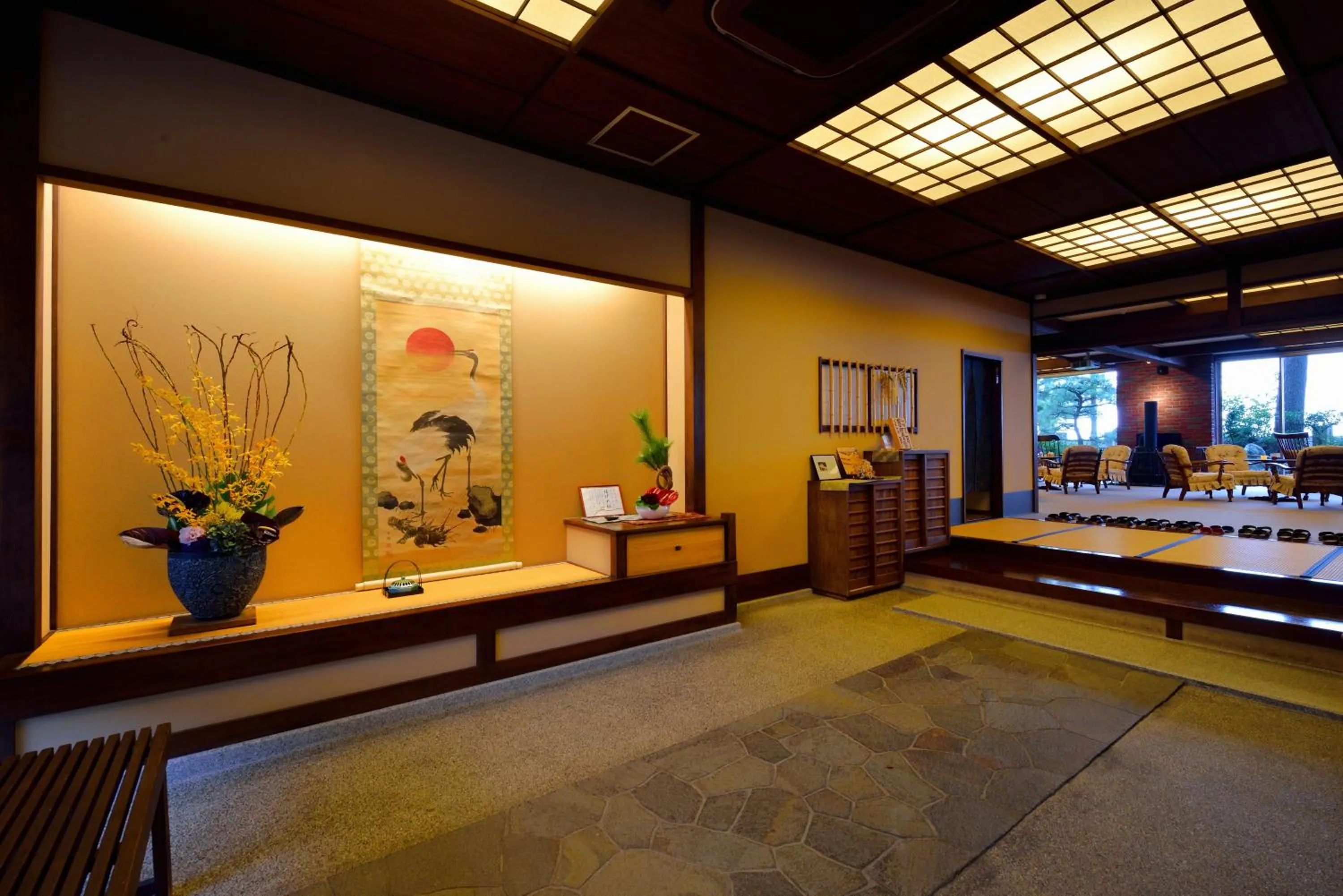 Steam room in Hamachiyokan