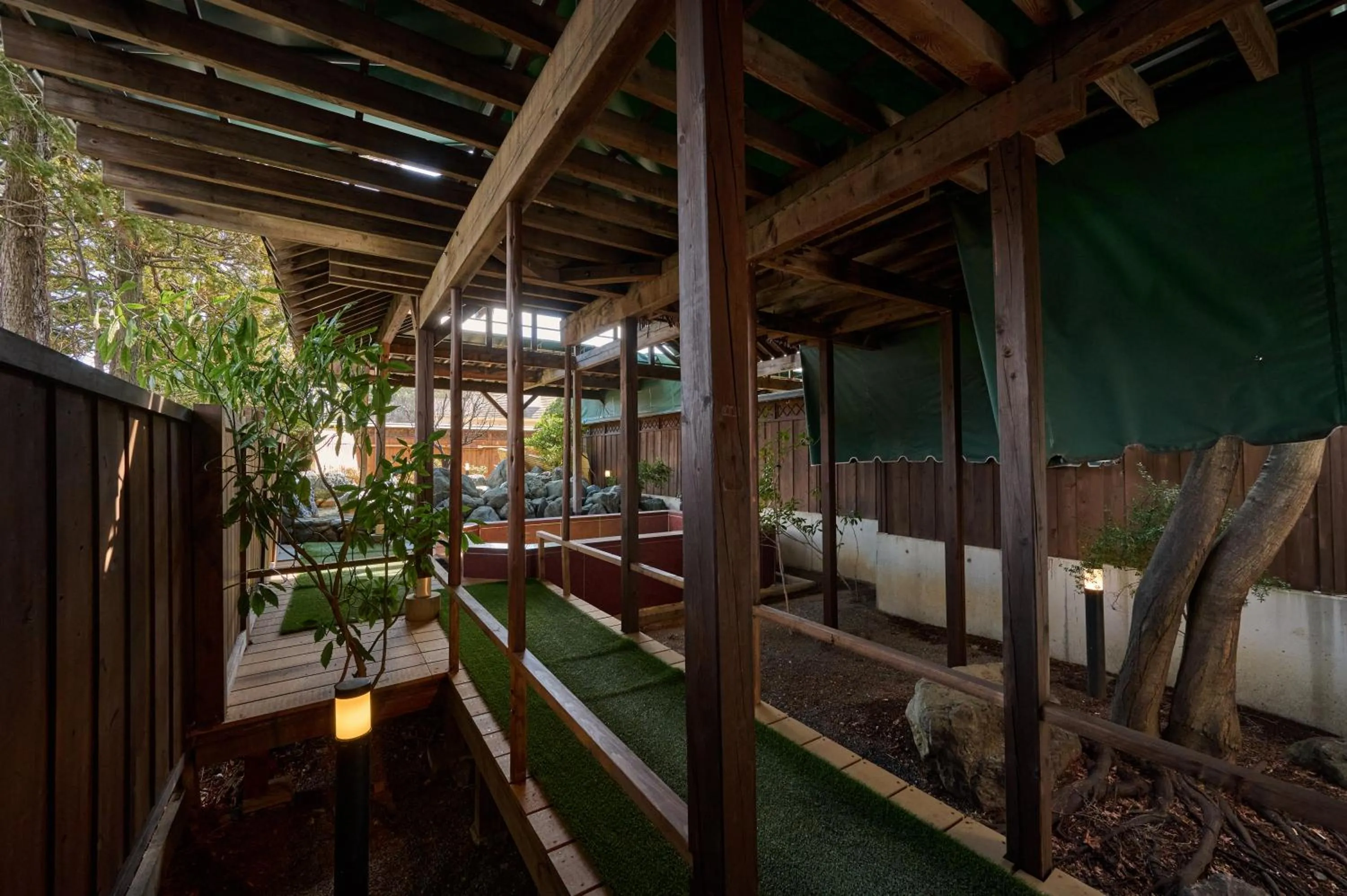 Hot Spring Bath in Royal Hotel Kawaguchiko
