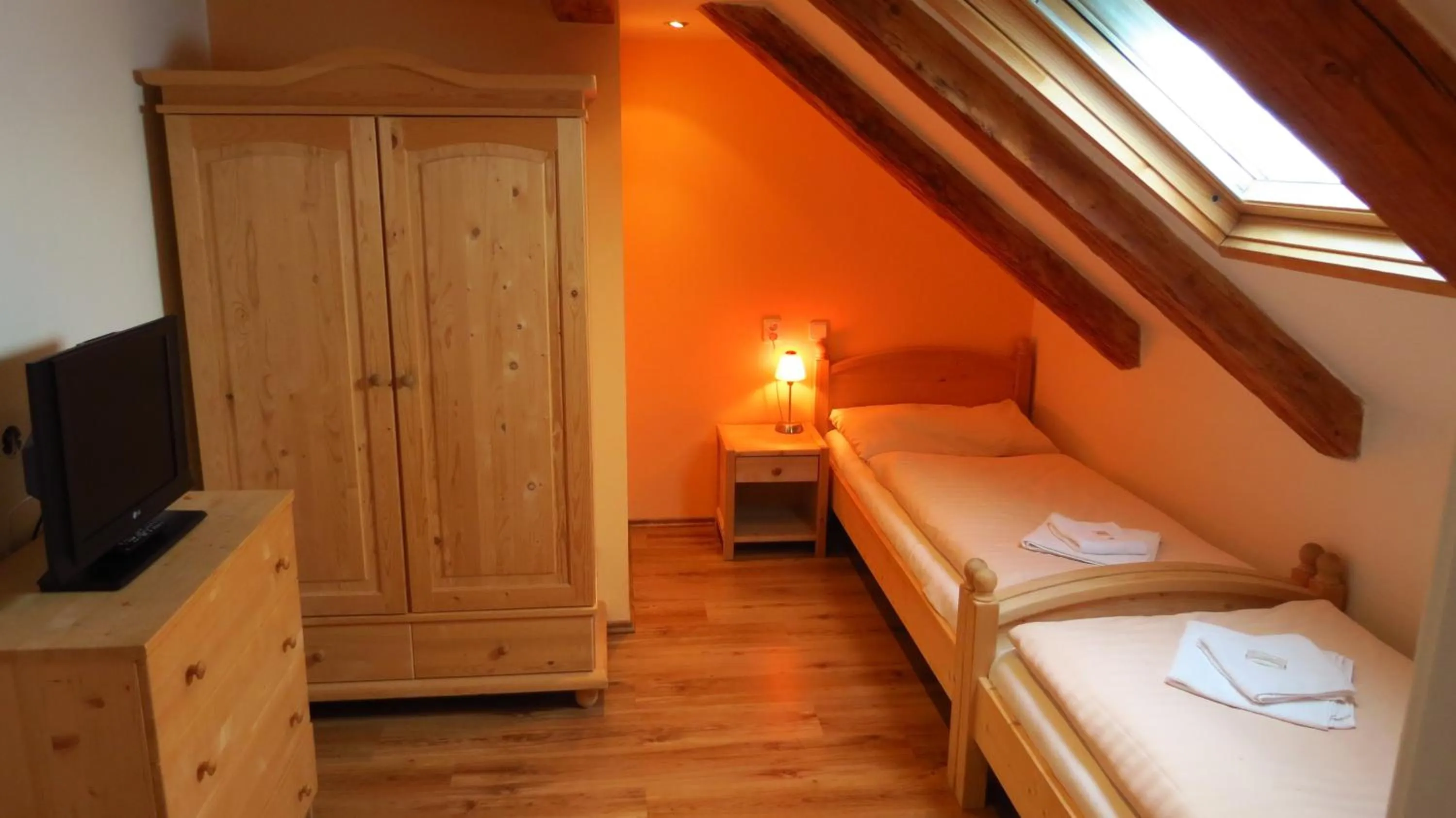 Photo of the whole room, Bed in Garni Hotel St Anna