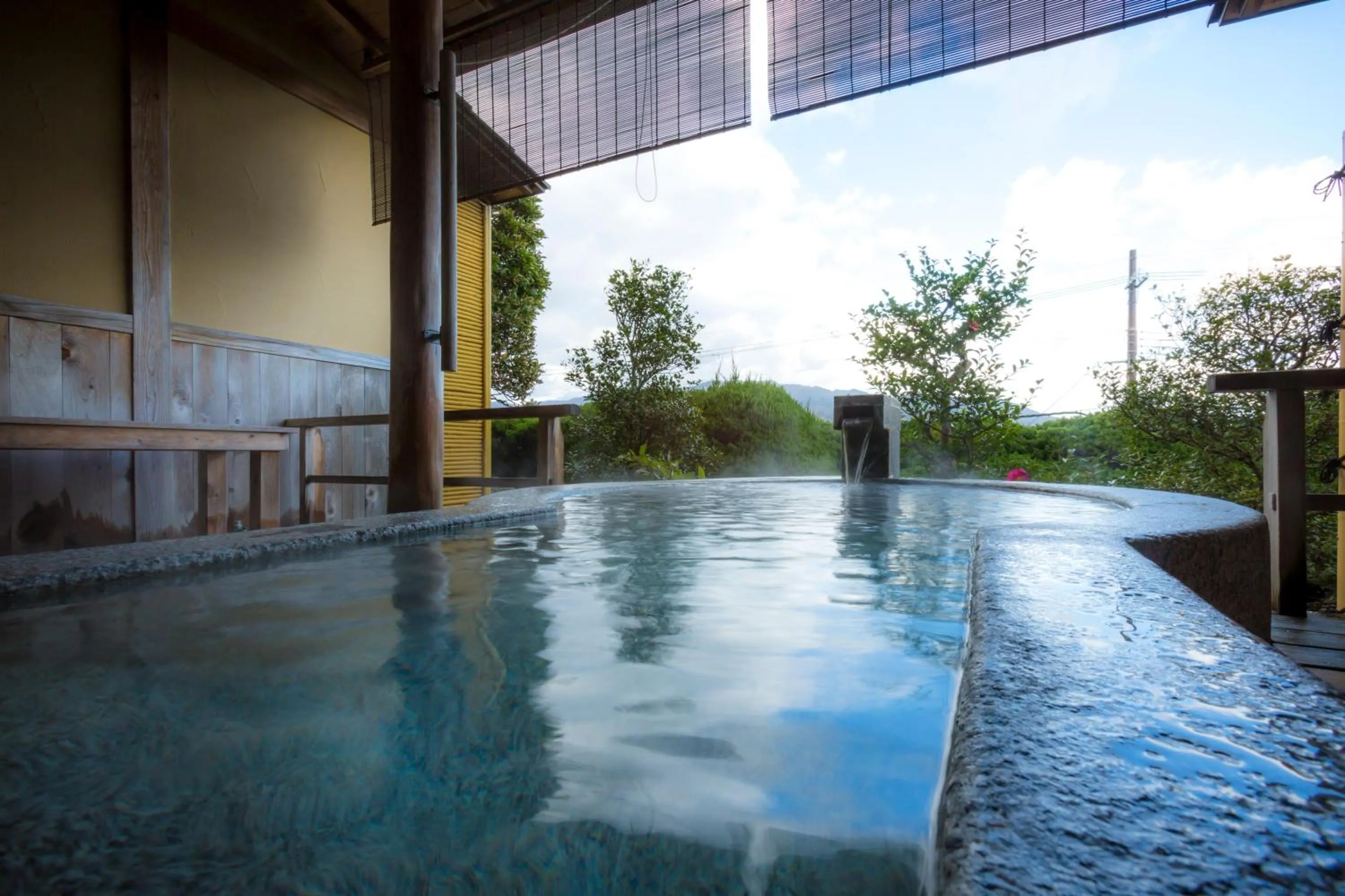 Open Air Bath in Hotel Kitanoya