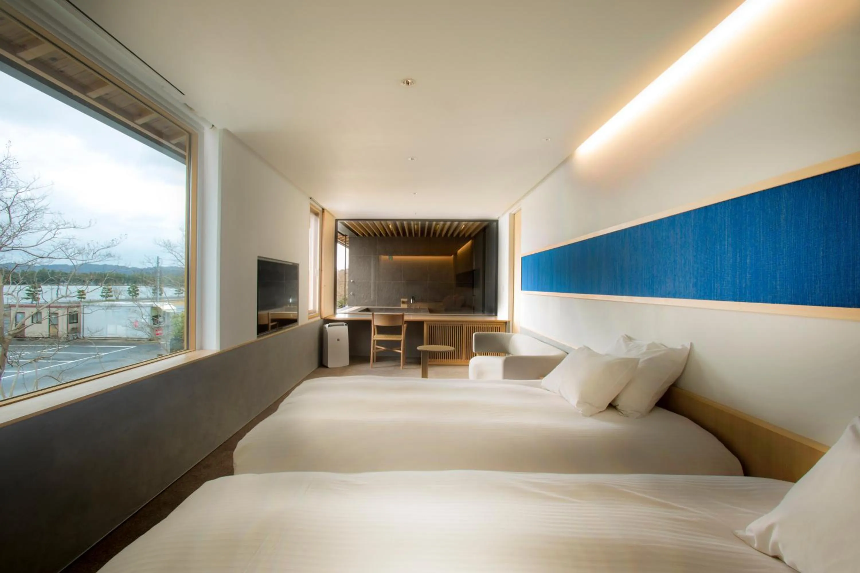 Bed in Hotel Kitanoya