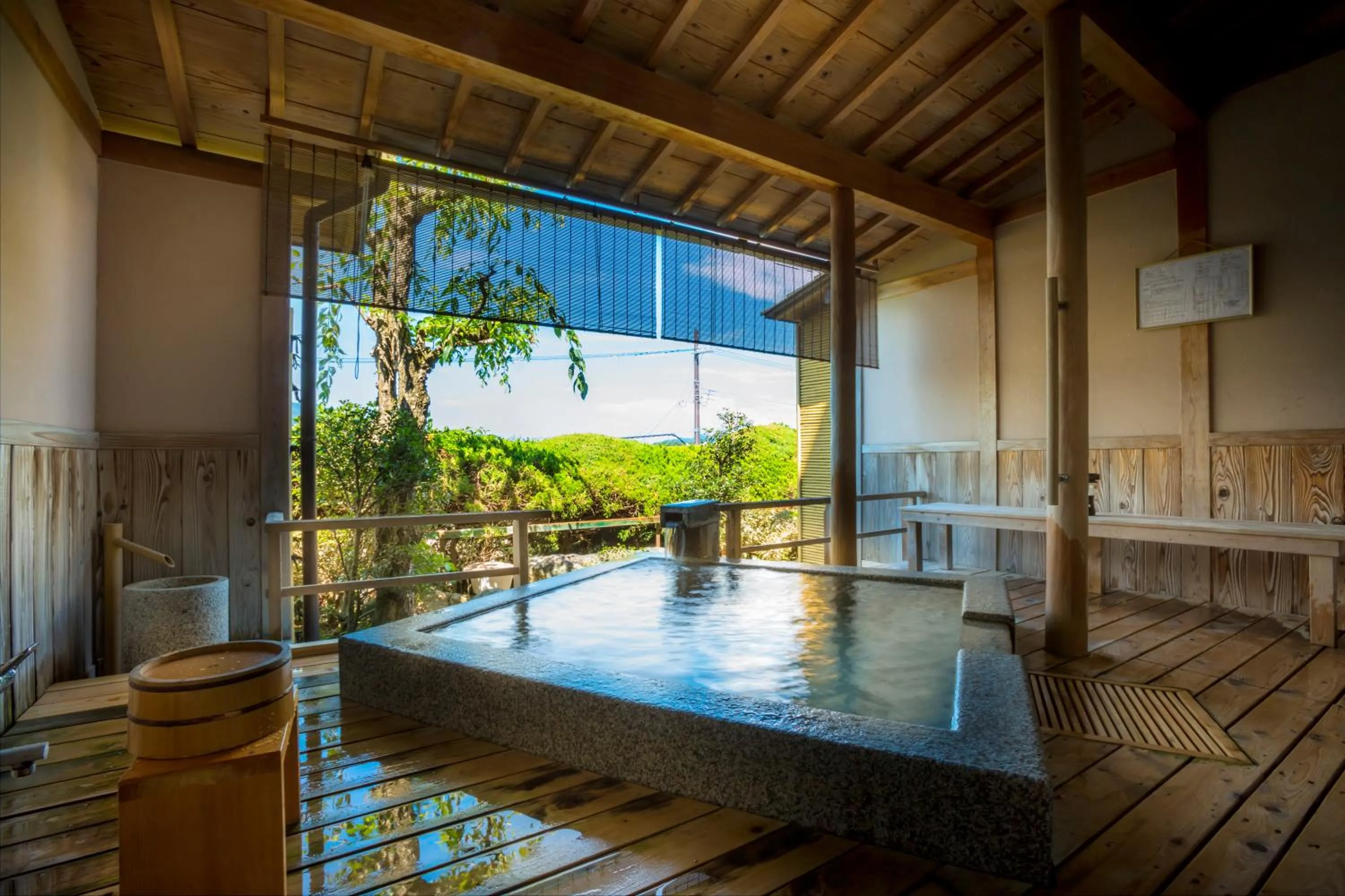Open Air Bath in Hotel Kitanoya