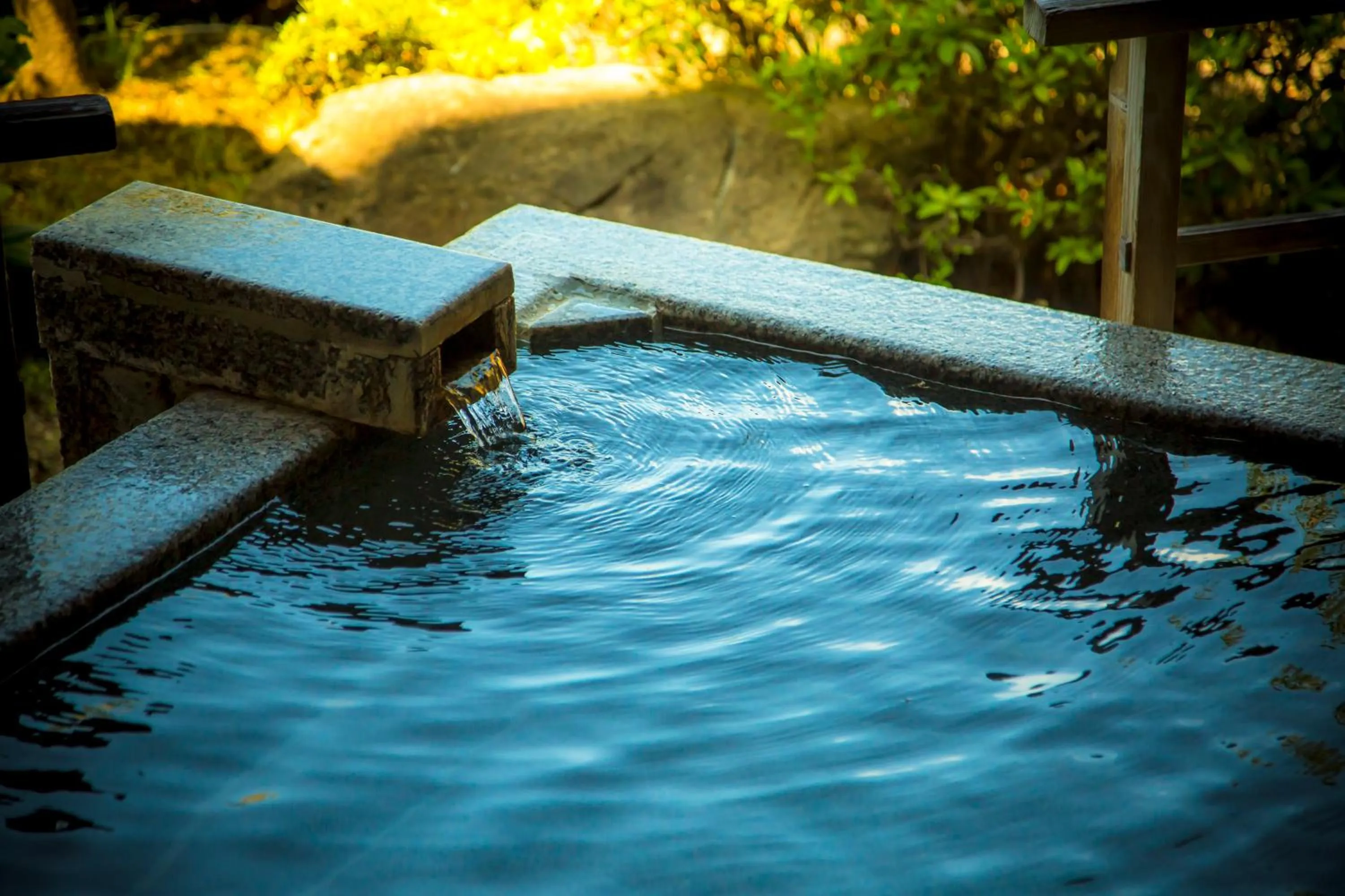 Open Air Bath in Hotel Kitanoya