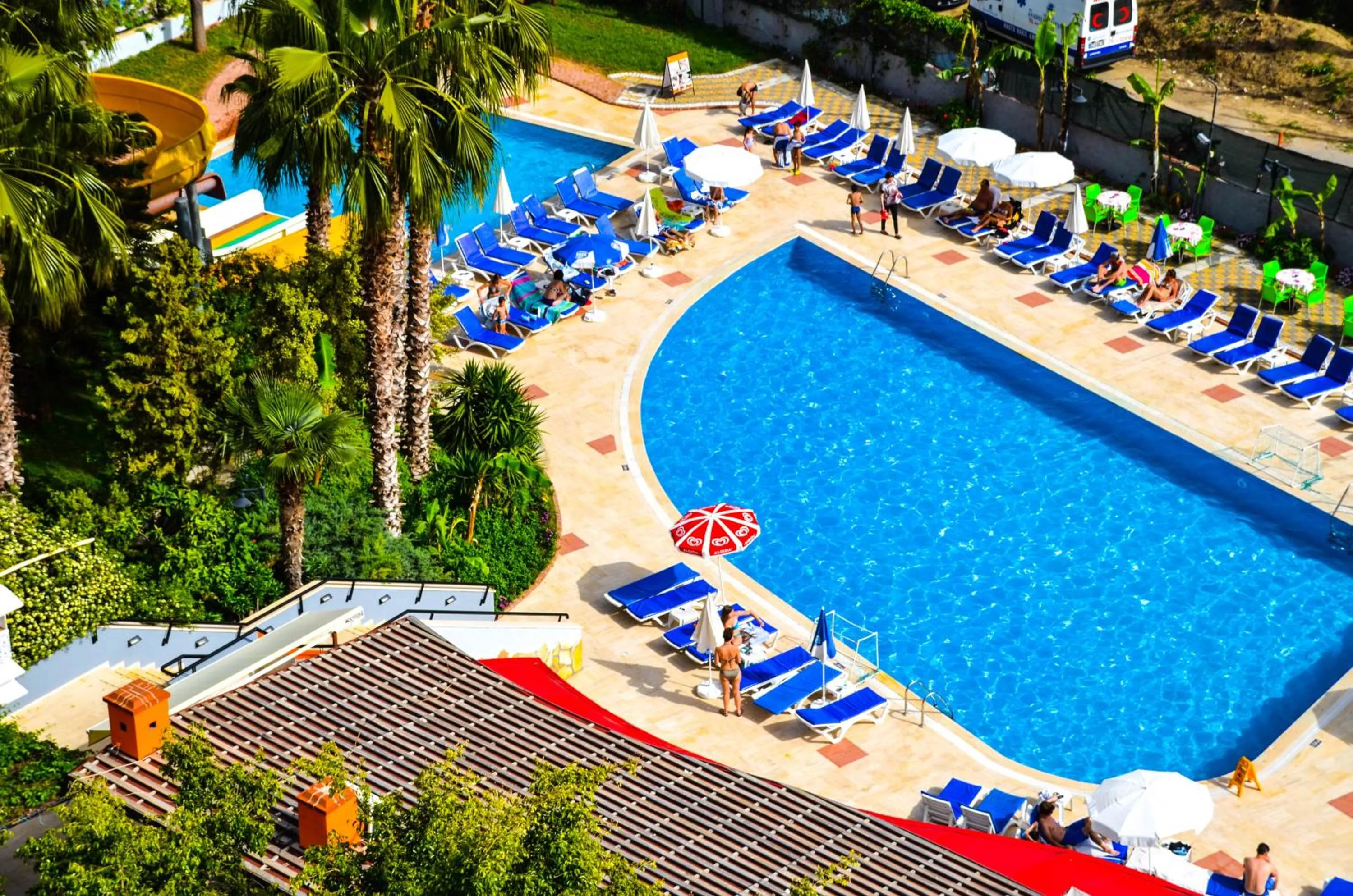 Bird's eye view in Ark Apart and Suite Hotel