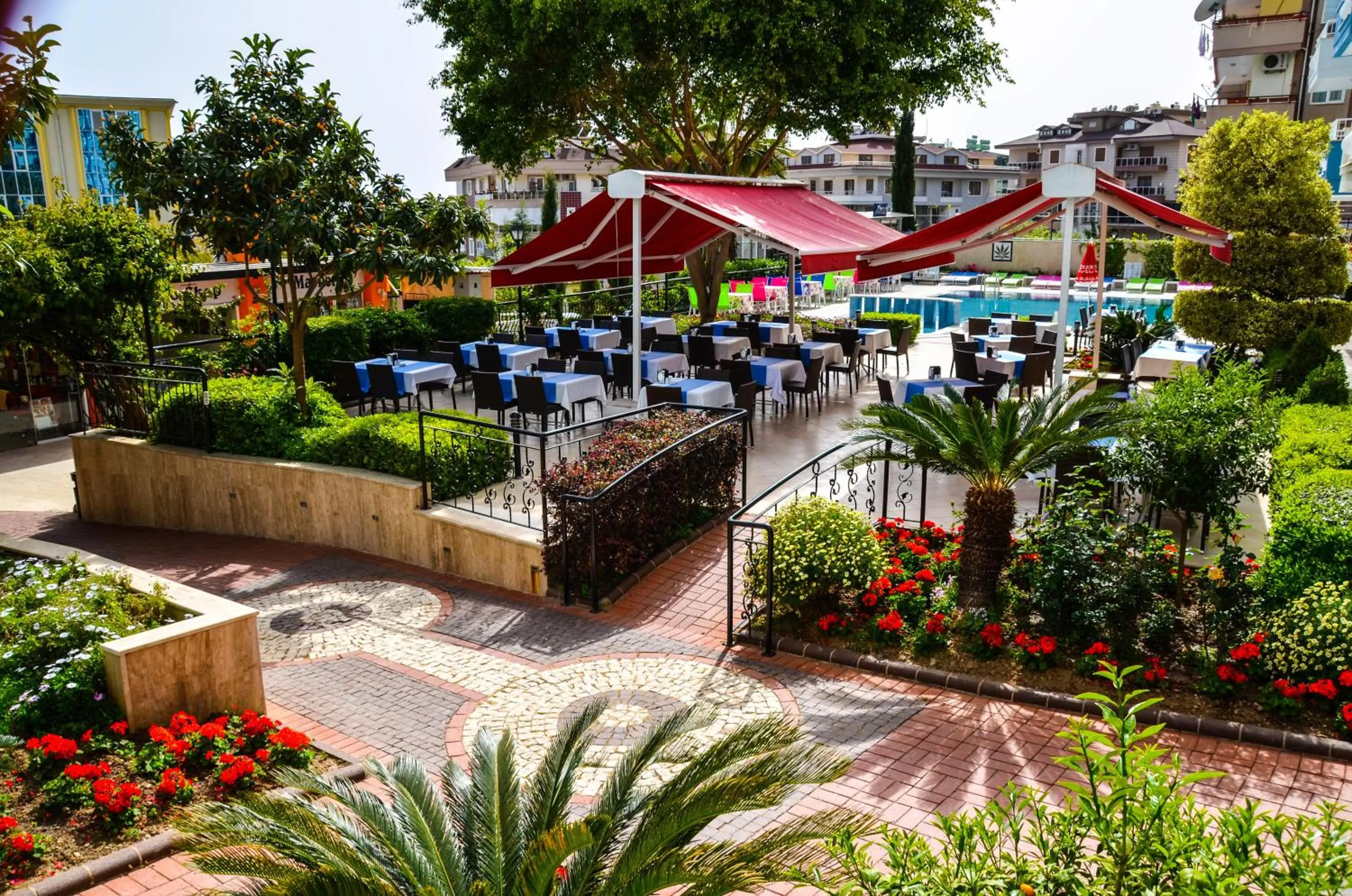 Restaurant/places to eat in Ark Apart and Suite Hotel