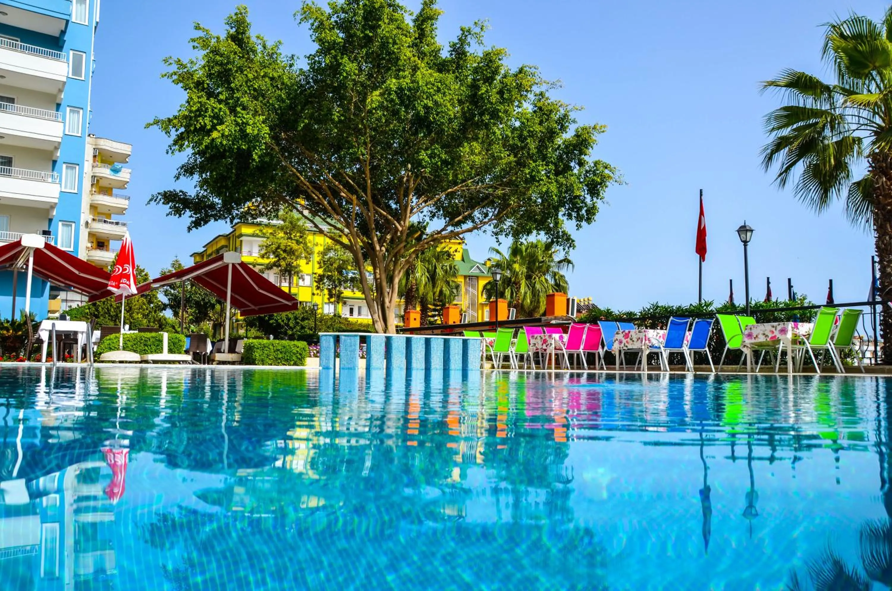 Swimming pool in Ark Apart and Suite Hotel