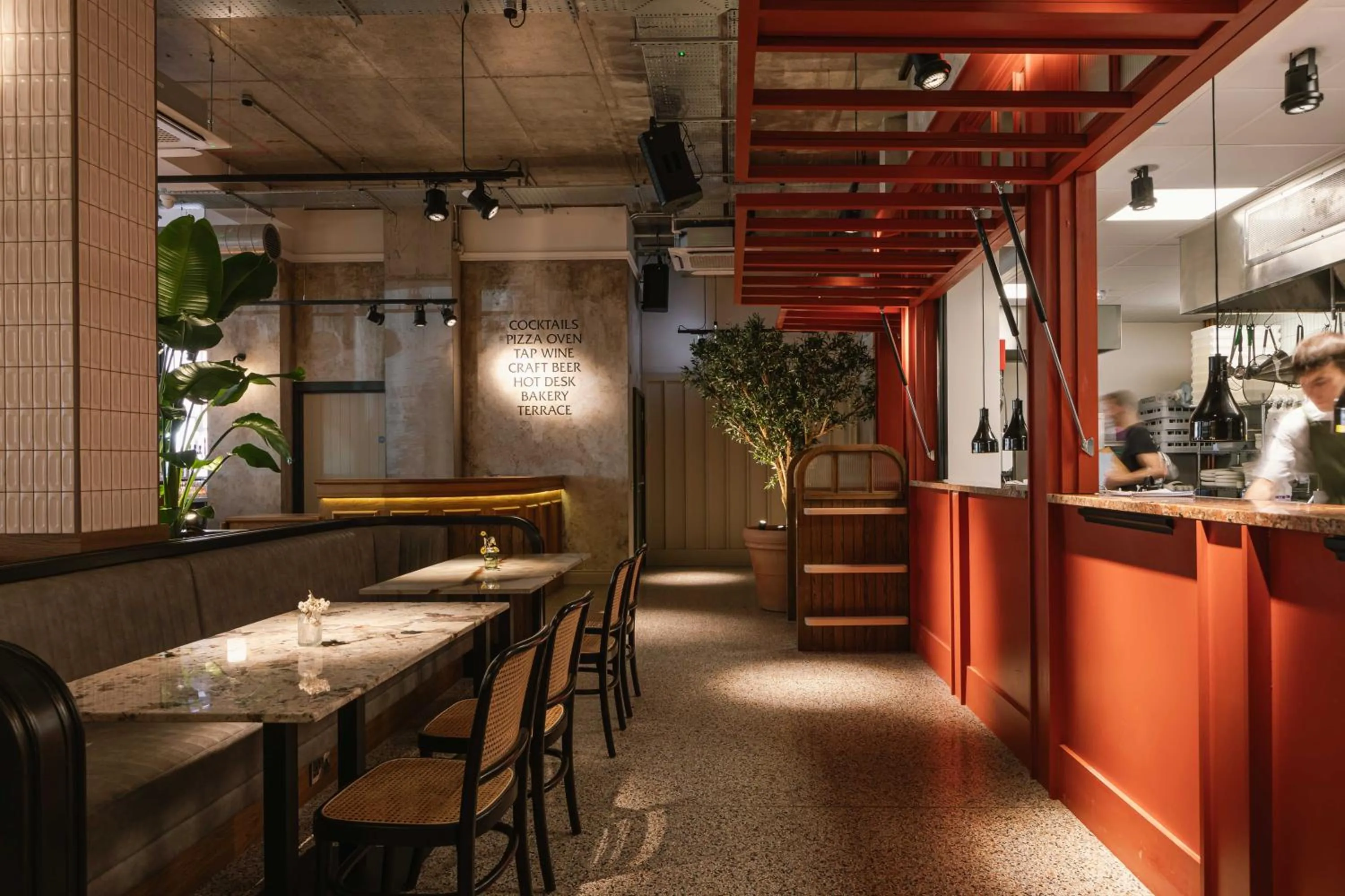 Restaurant/places to eat in The Flint Hotel