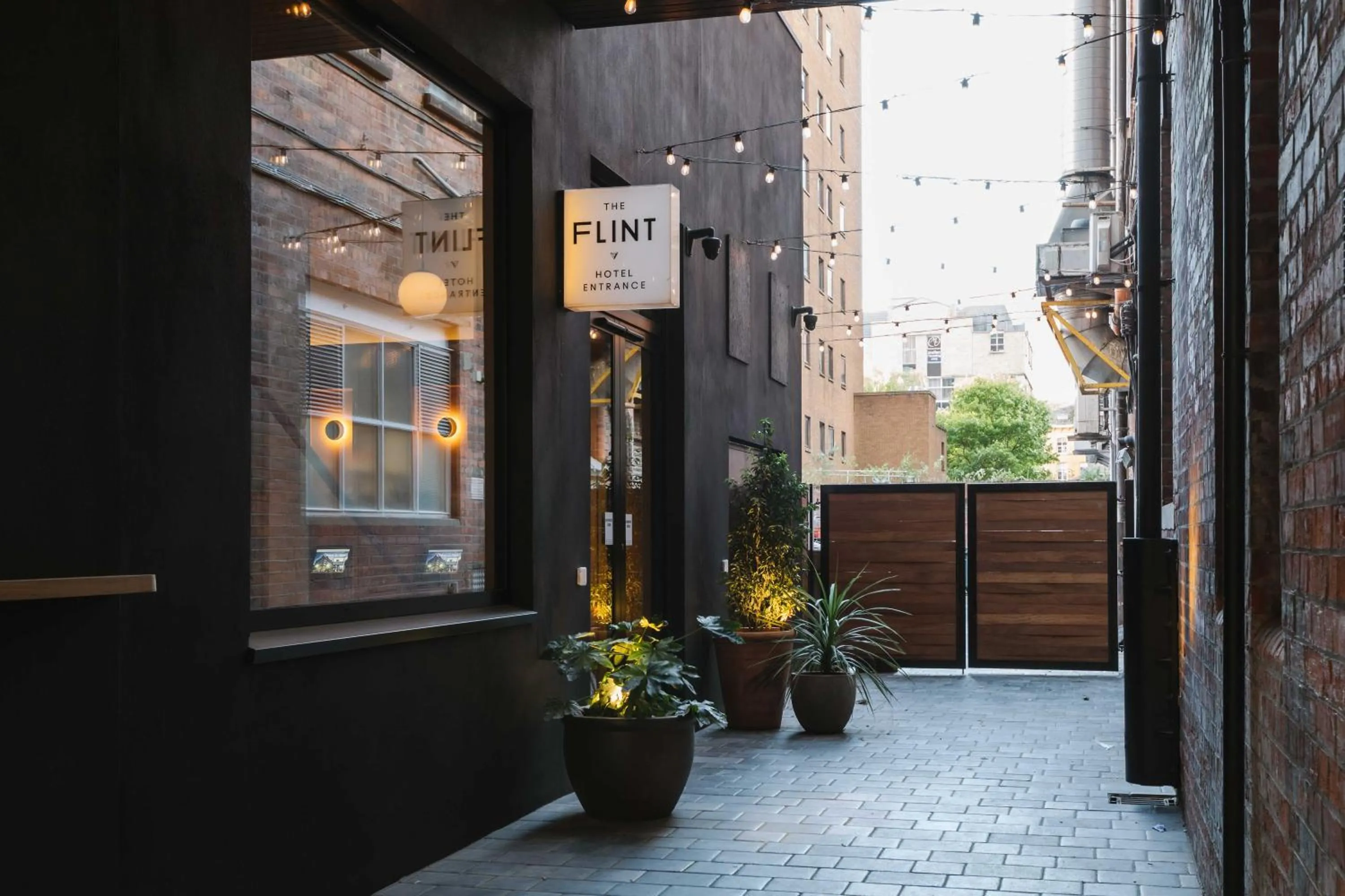 Property building in The Flint Hotel