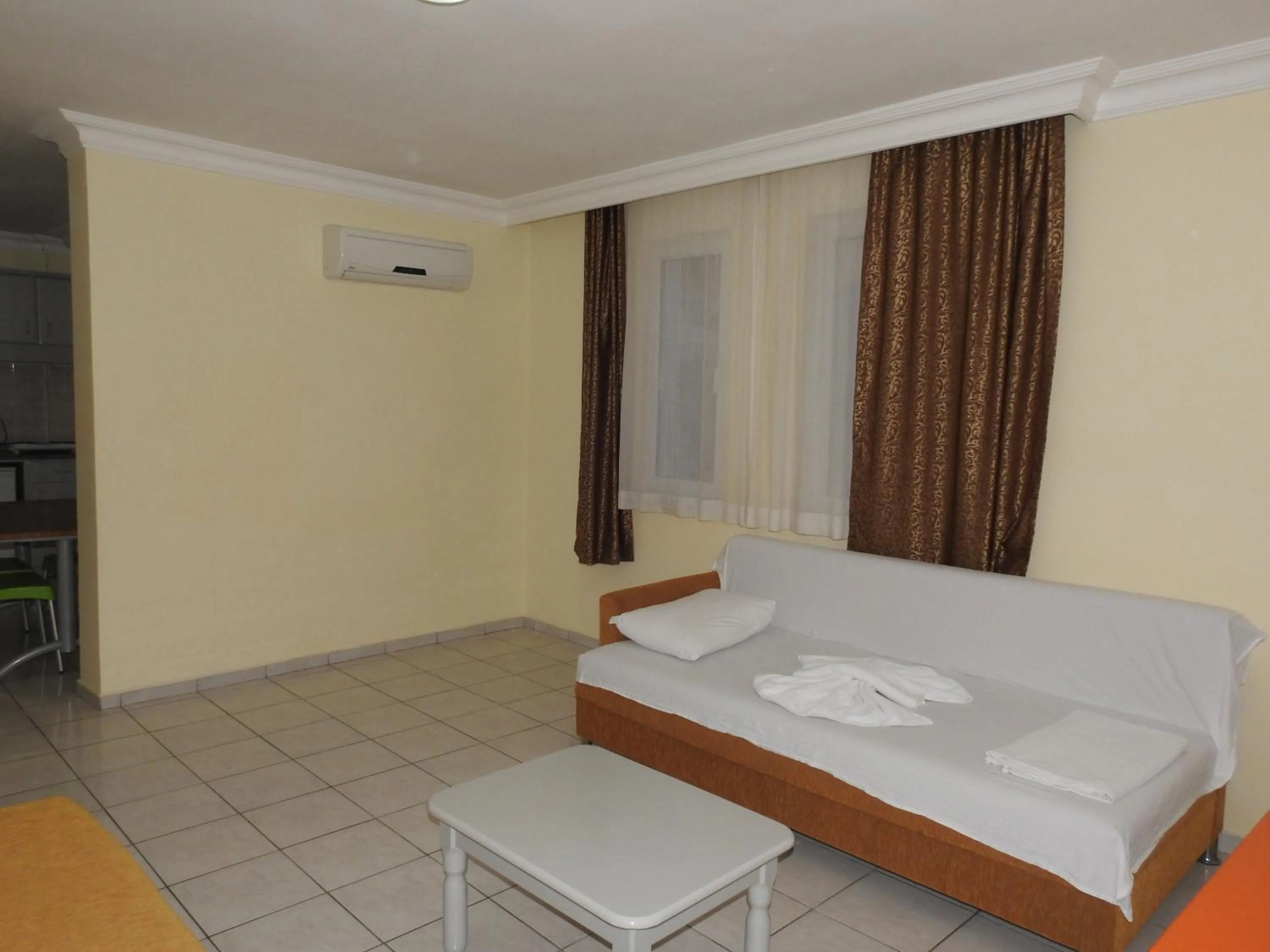 Bed in Sailor Apart Hotel