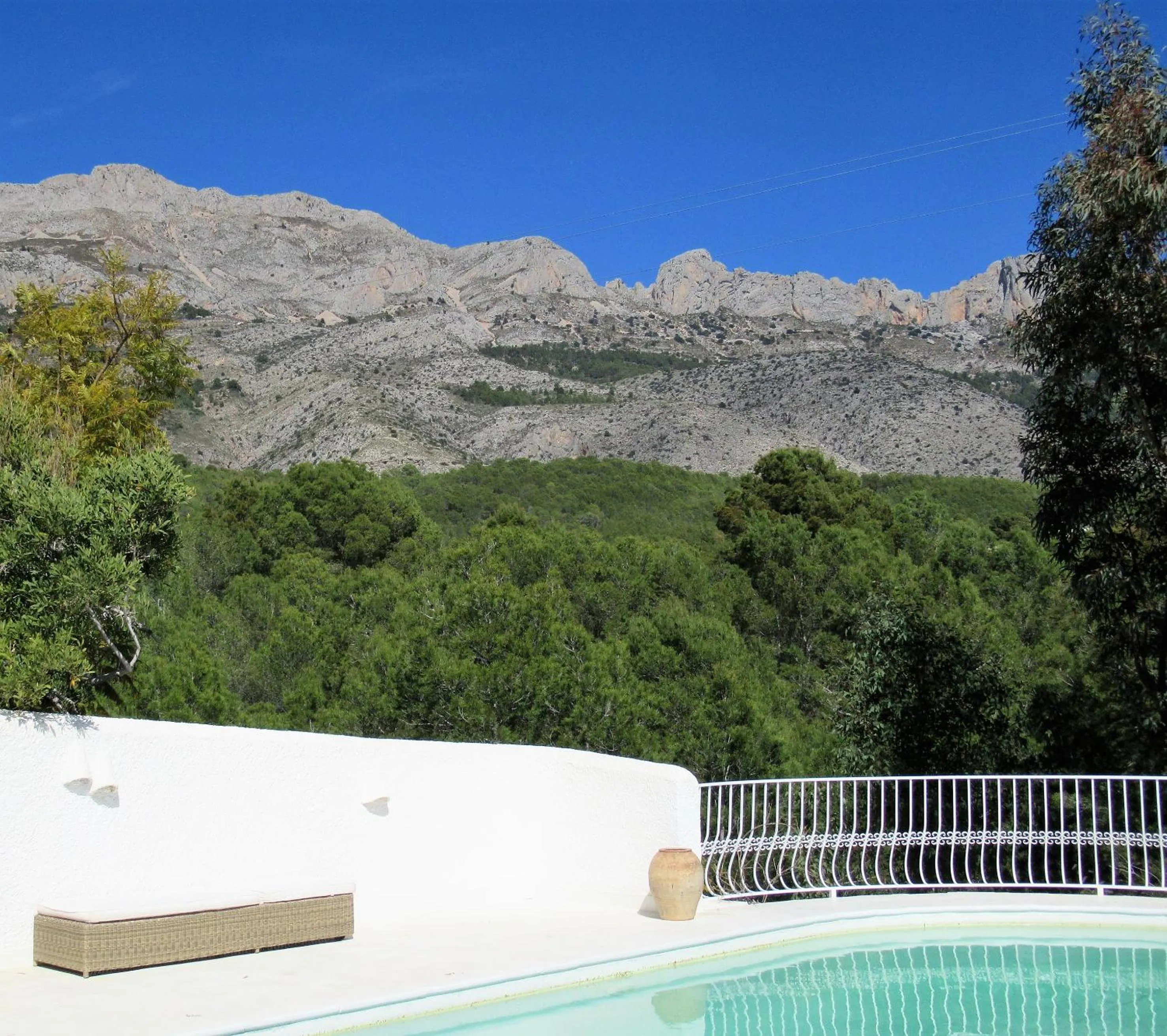 Pool view in Casa Blanca