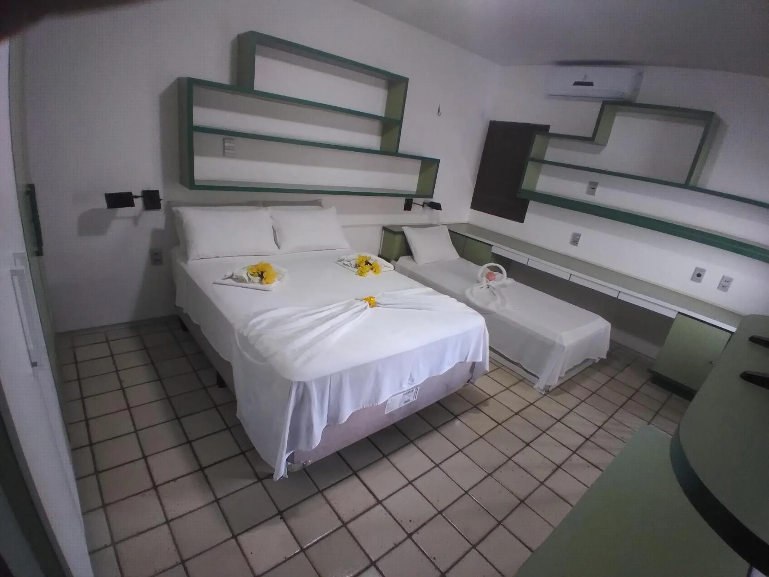 Bed in O Portuga Pousada