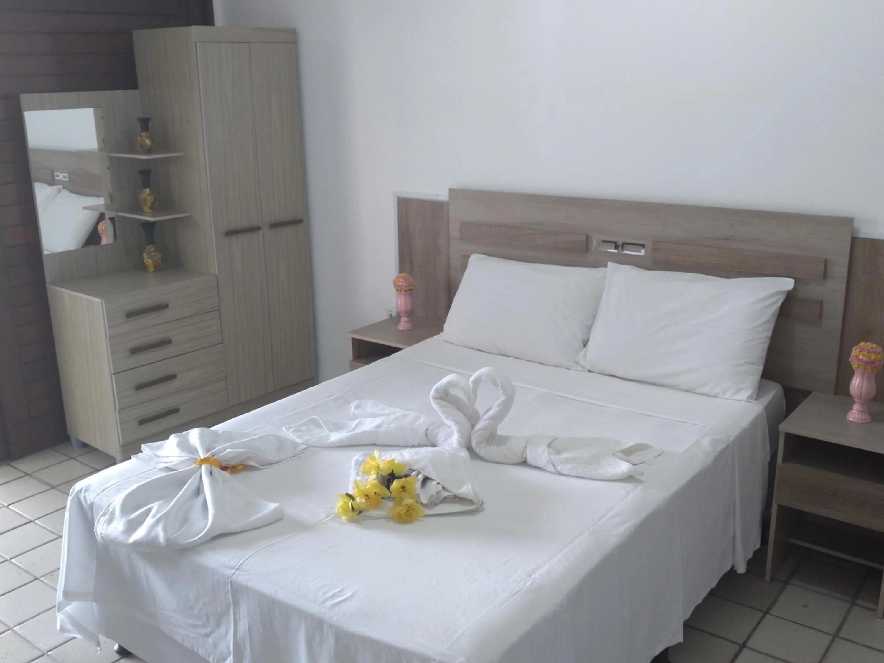 Bed in O Portuga Pousada