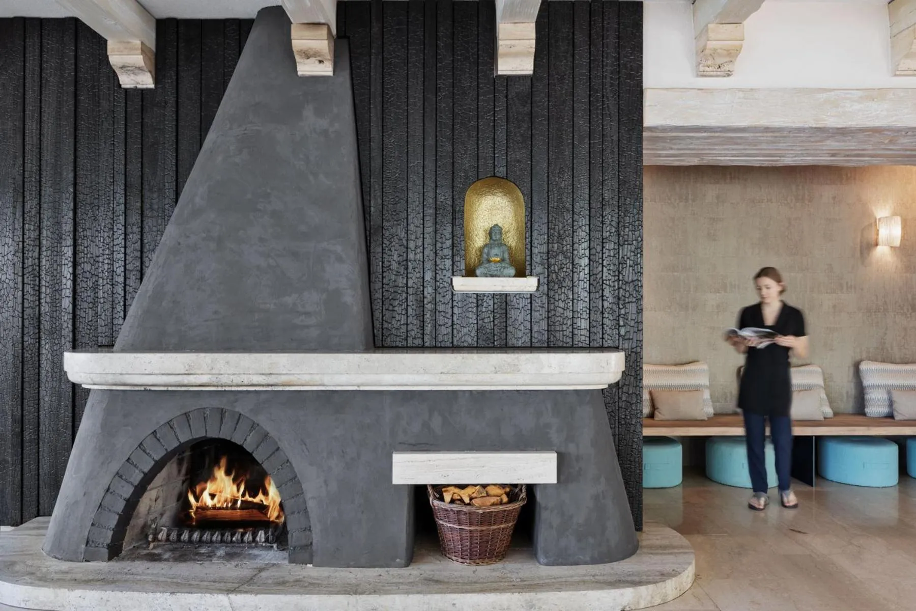 Lobby or reception in Hotel Linde