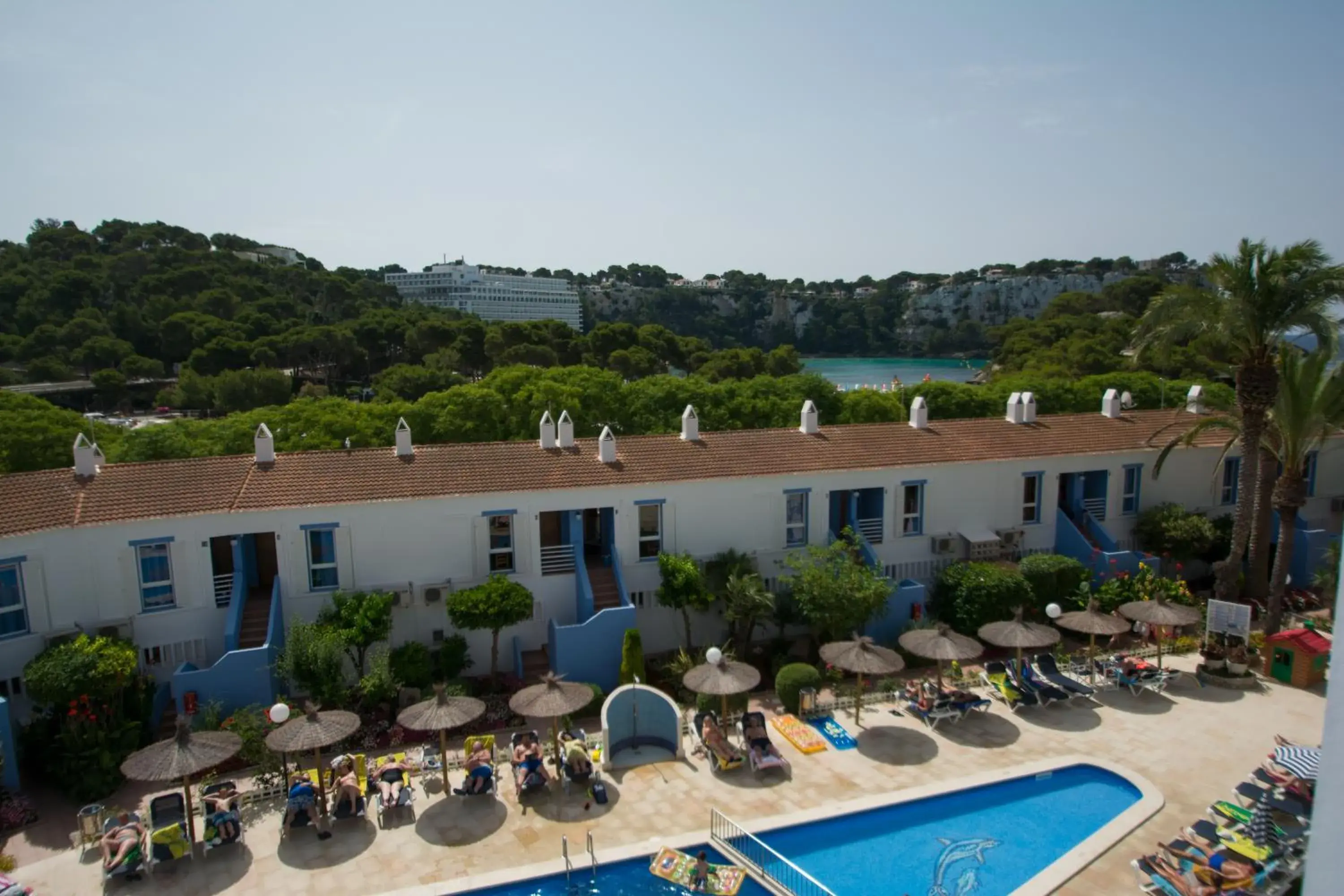 Pool view in Galdana Gardens Pool view in Galdana Gardens