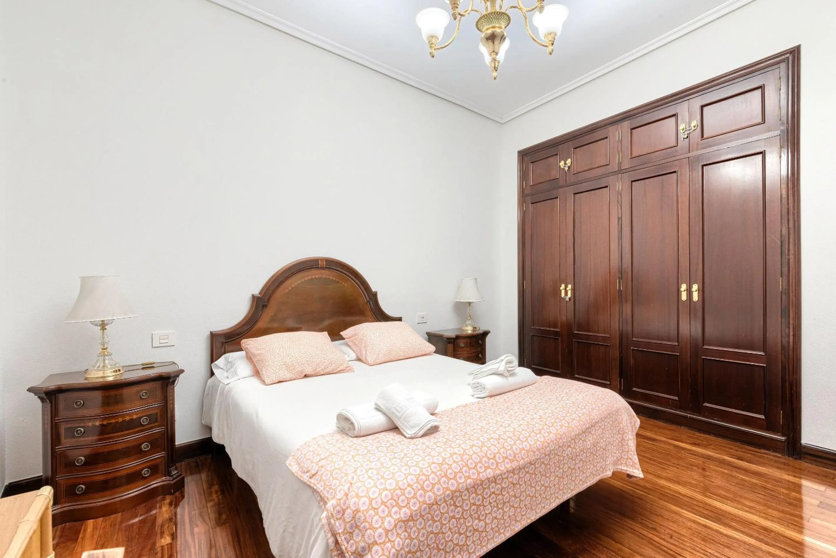 Bed in Piso Señorial con vistas a la ria