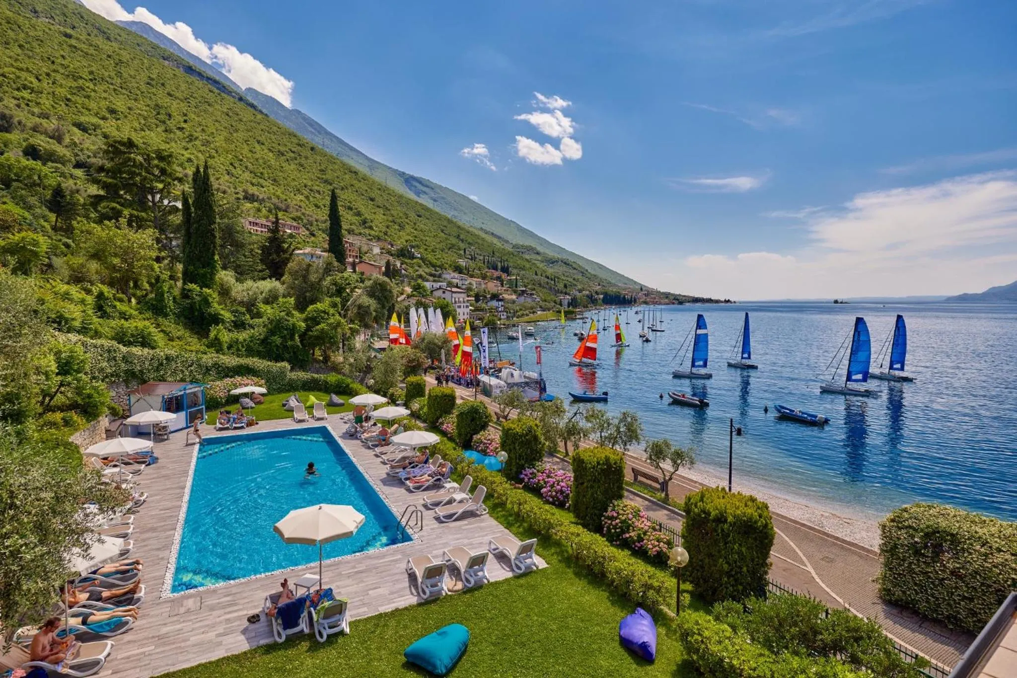 Lake view in Beach Hotel Rosa