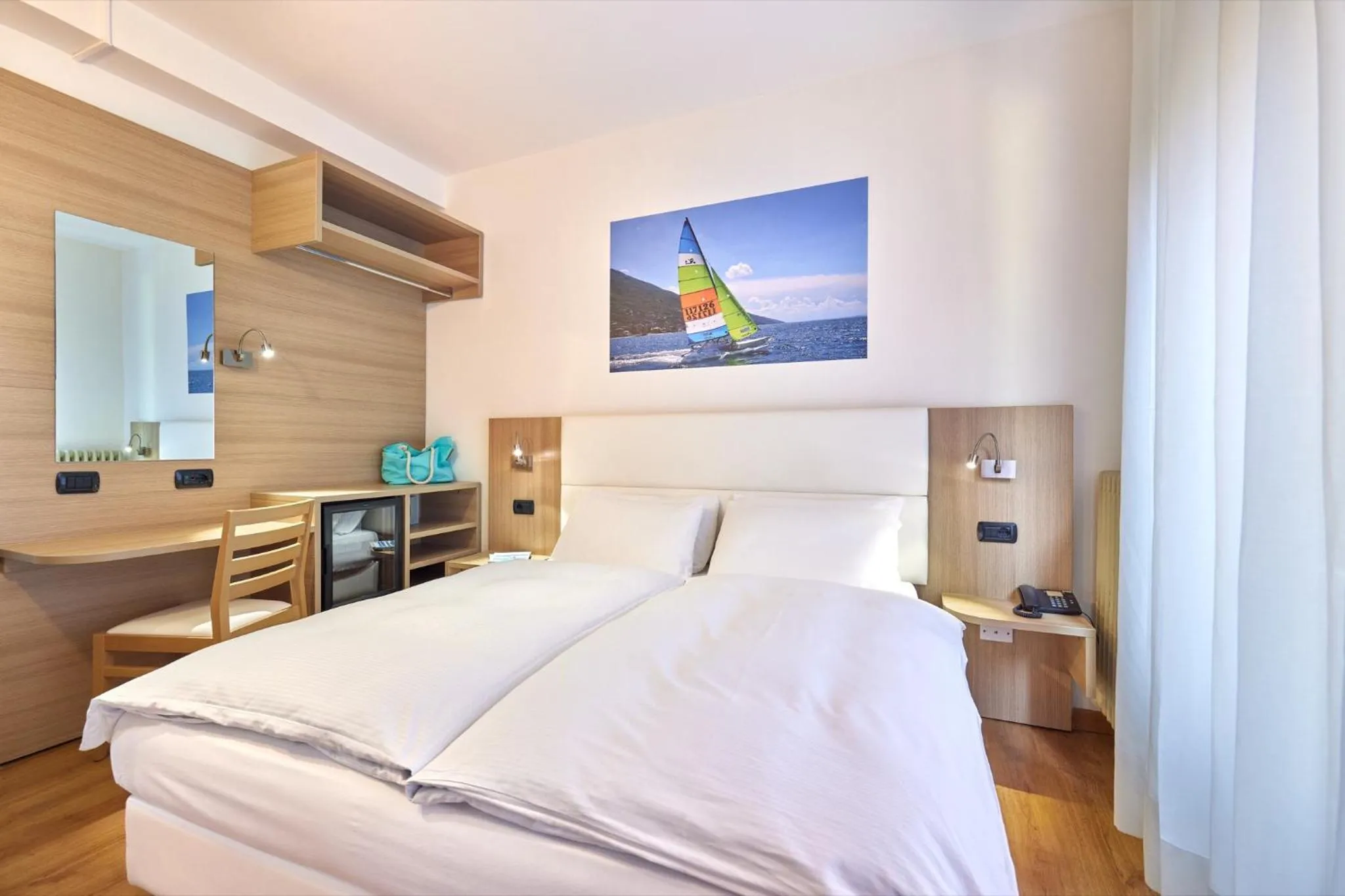 Bed in Beach Hotel Rosa