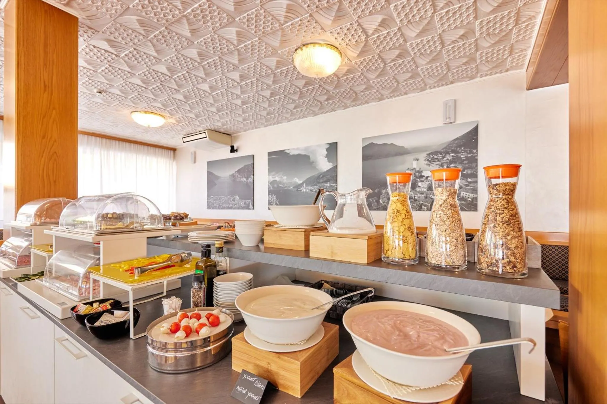 Buffet breakfast in Beach Hotel Rosa