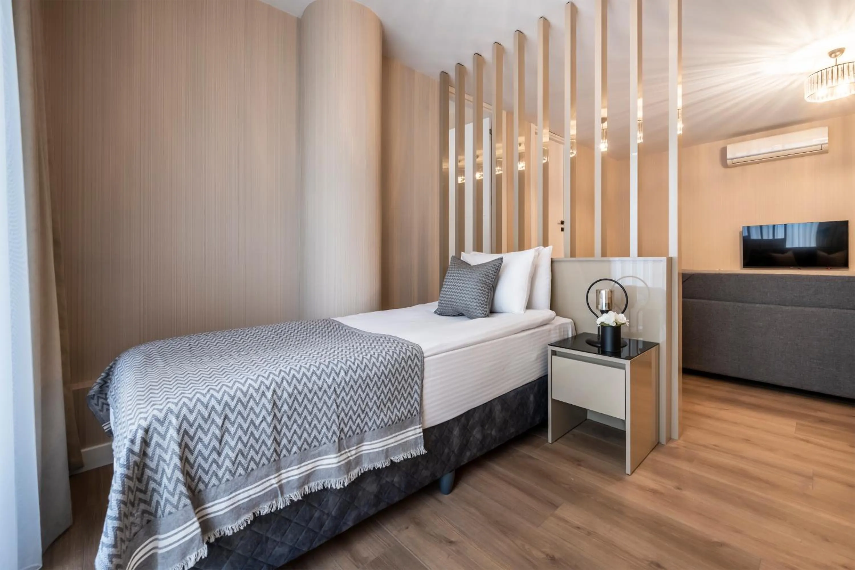 Bed in Çırağan Apart Bosphorus