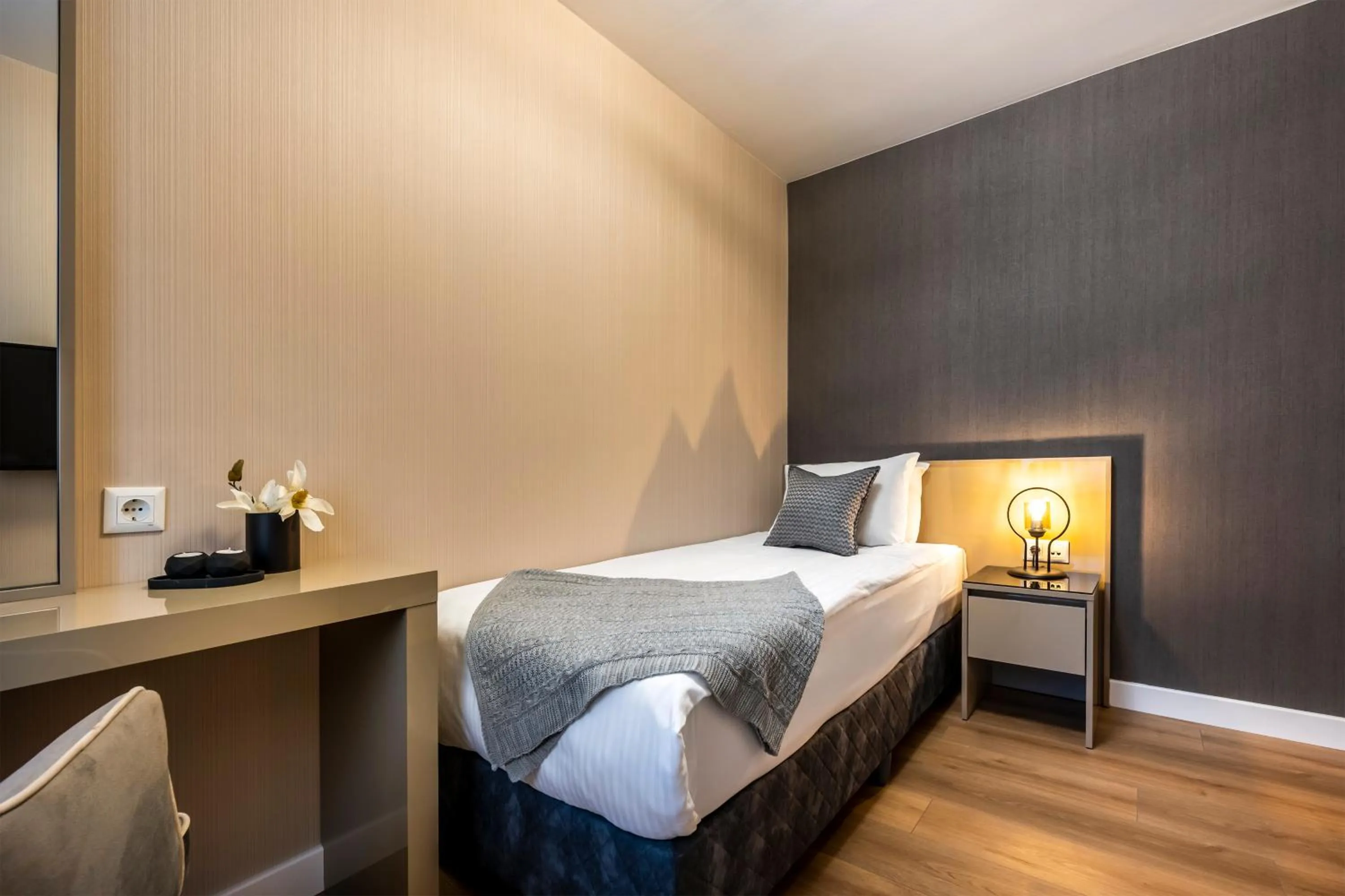 Bed in Çırağan Apart Bosphorus