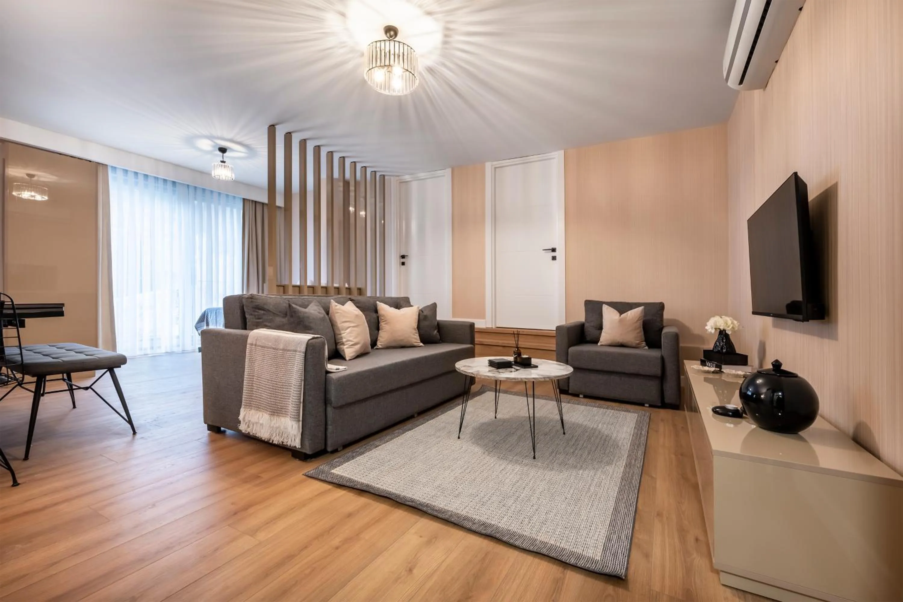 Living room in Çırağan Apart Bosphorus