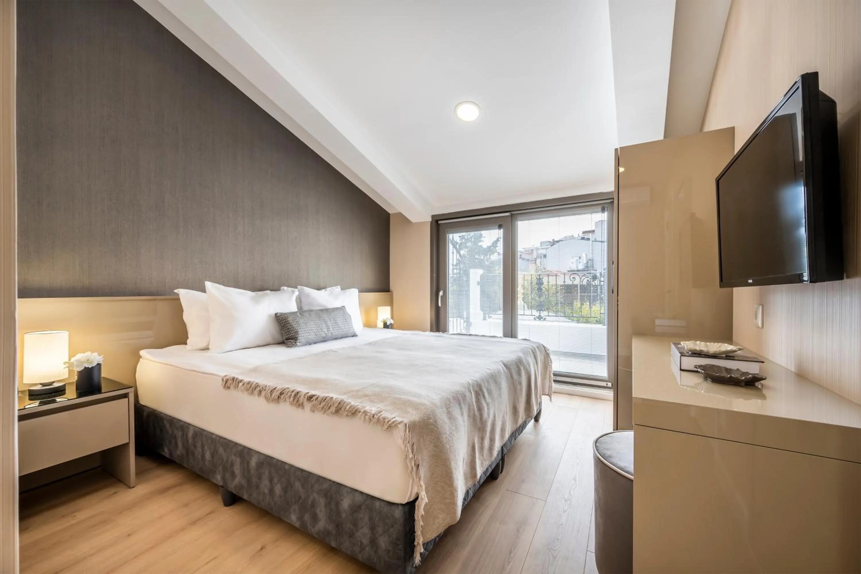 Bedroom, Bed in Çırağan Apart Bosphorus