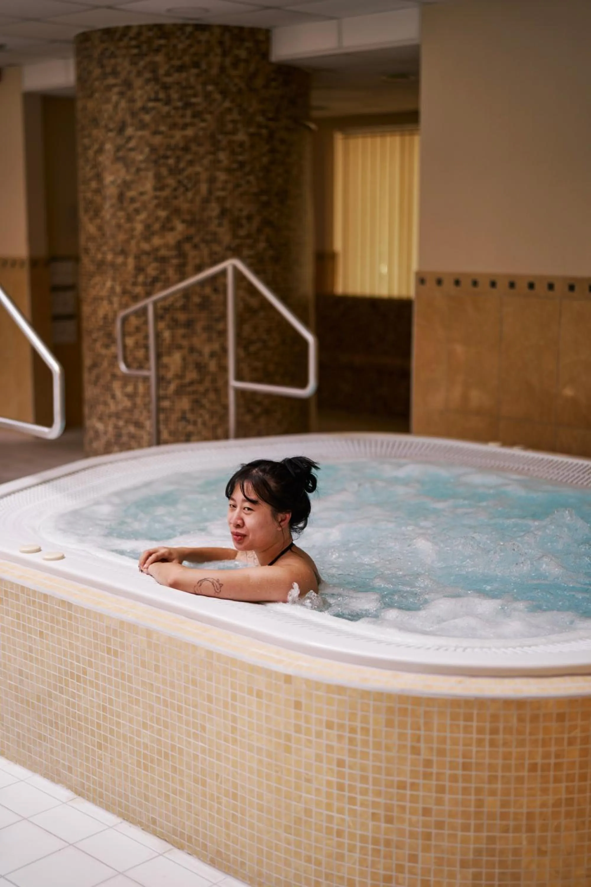 Hot Tub in Jantar Hotel & SPA by Zdrojowa