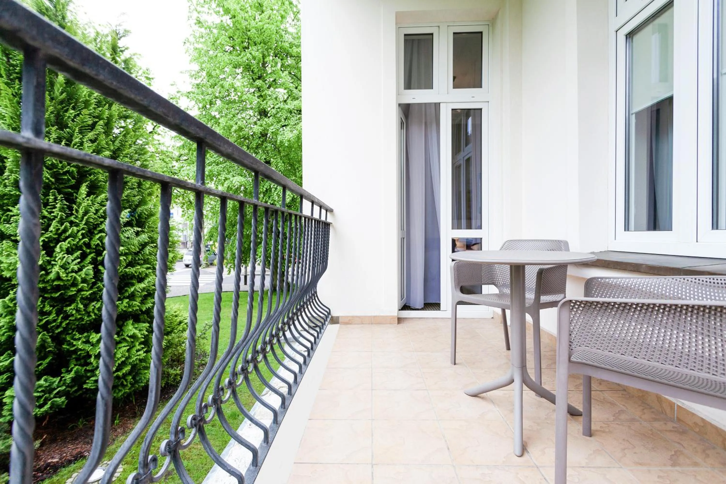 Balcony/Terrace in Jantar Hotel & SPA by Zdrojowa