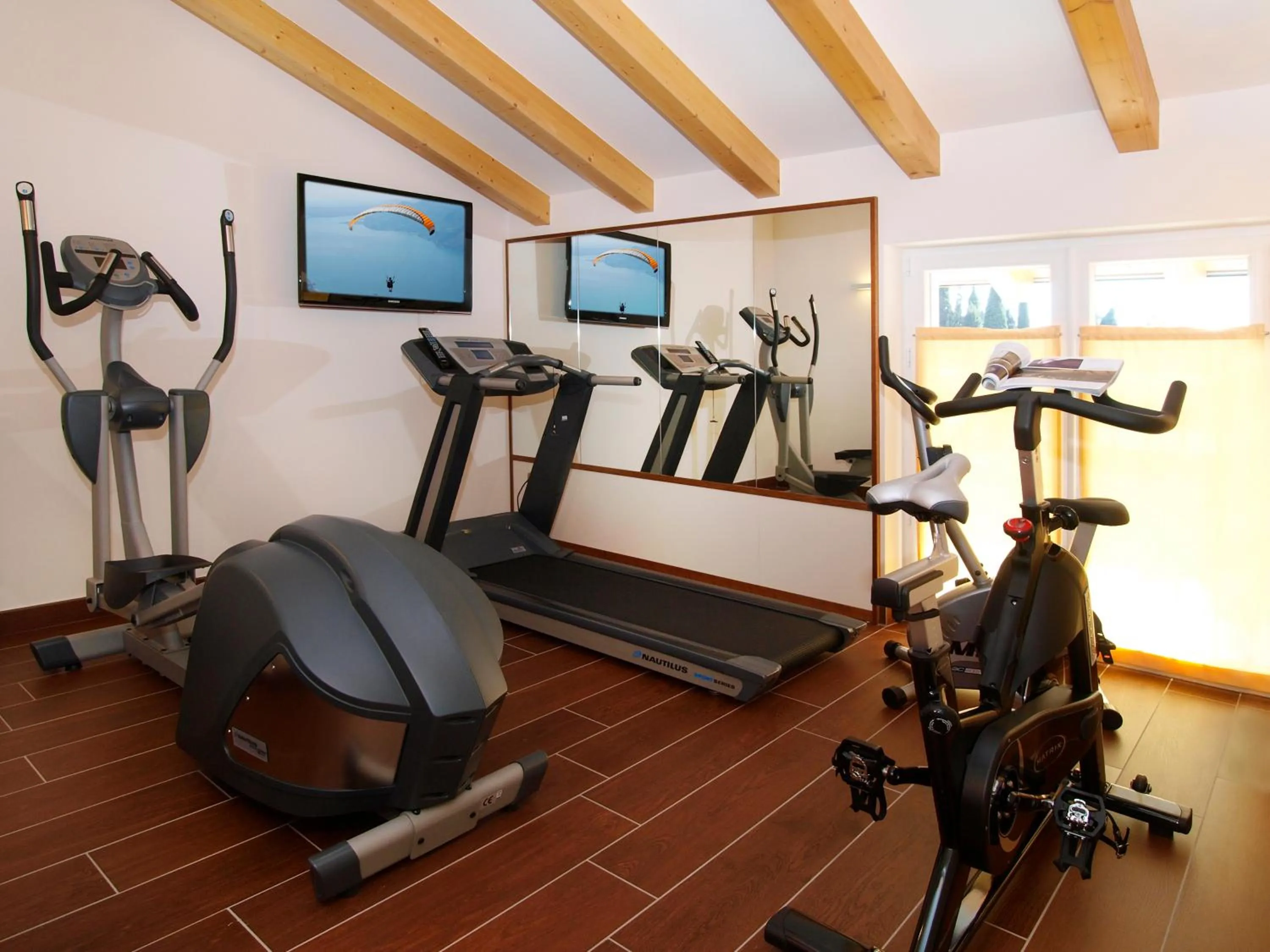 Fitness centre/facilities in Hotel Garnì Corallo