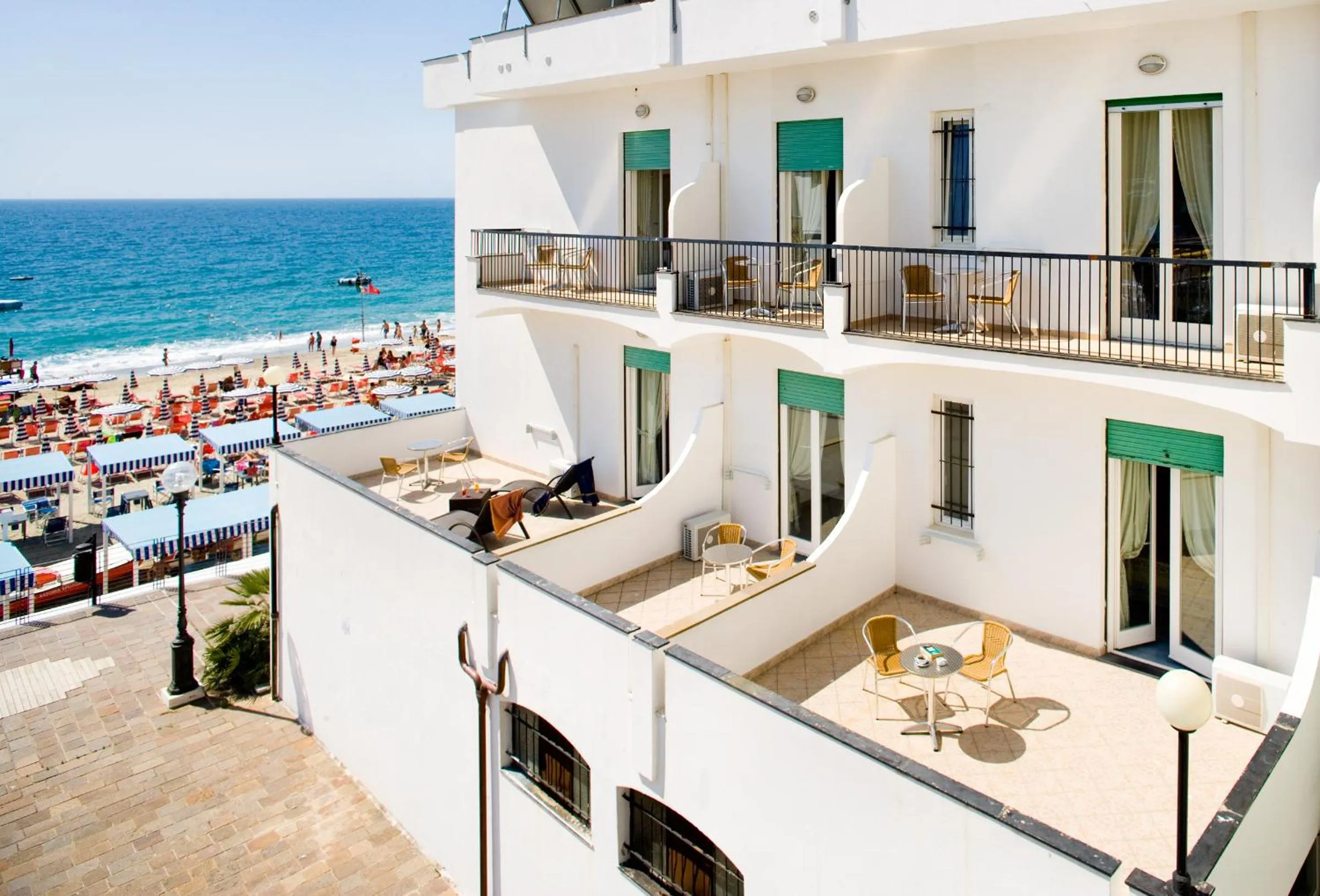 Balcony/Terrace in Hotel Ligure