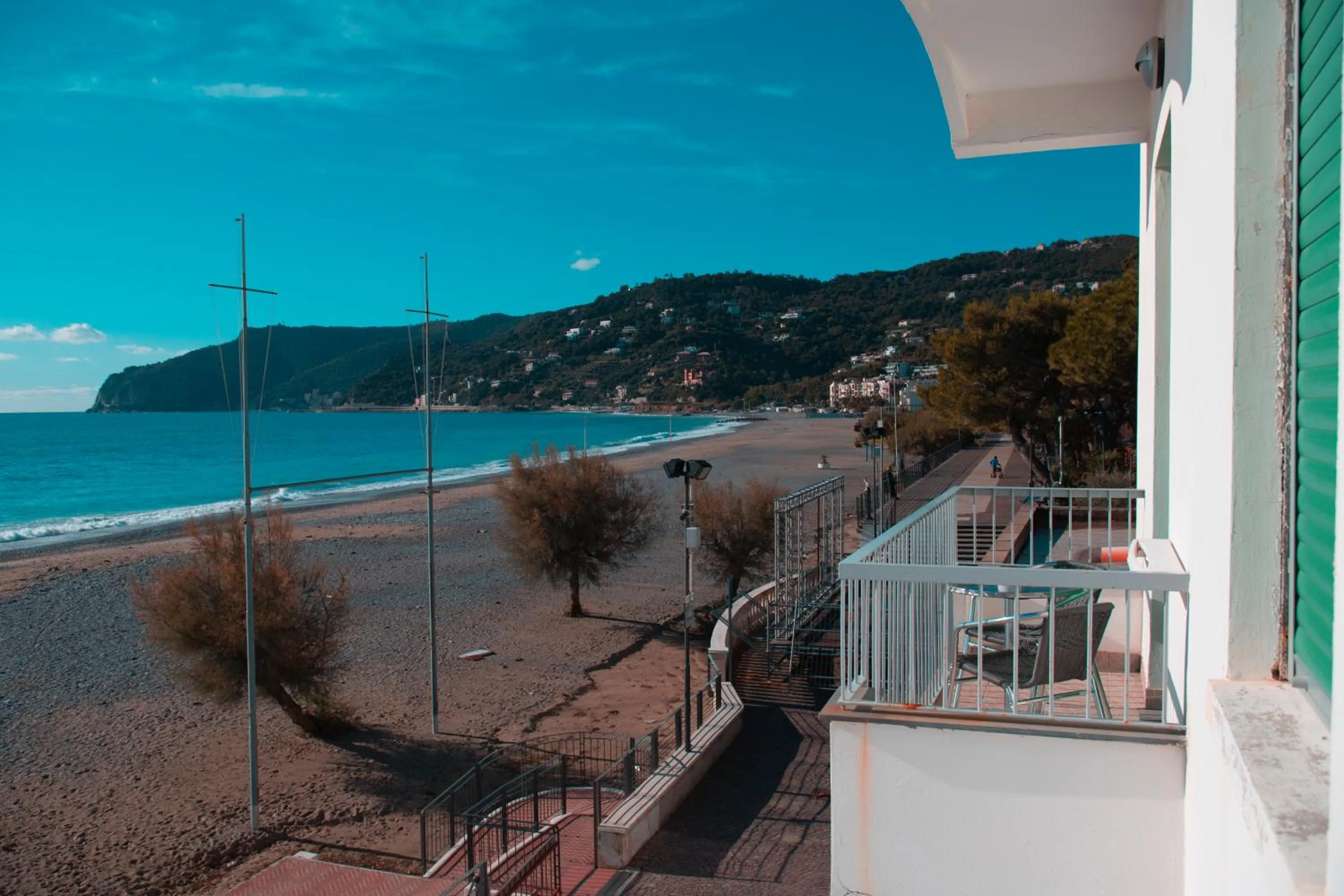 Balcony/Terrace in Hotel Ligure