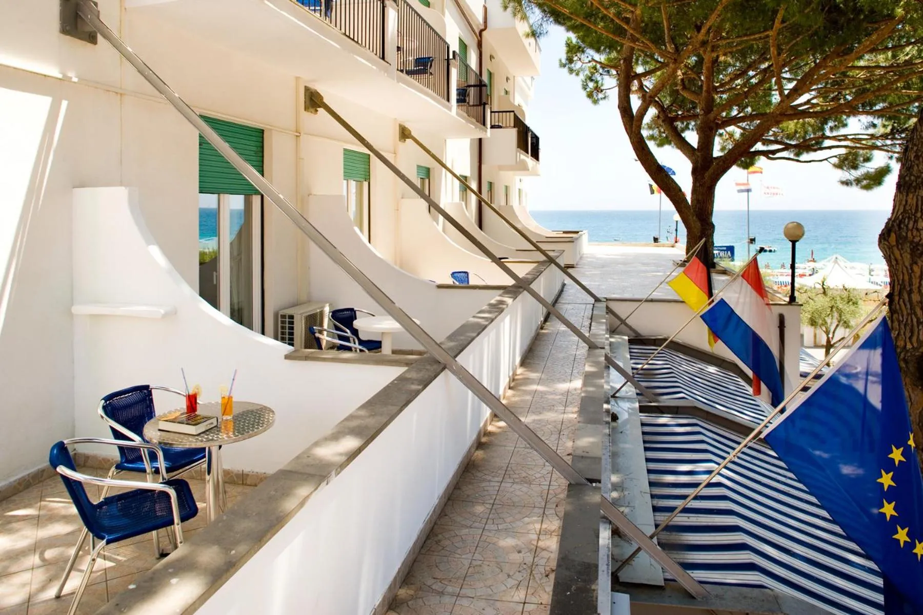 Balcony/Terrace in Hotel Ligure