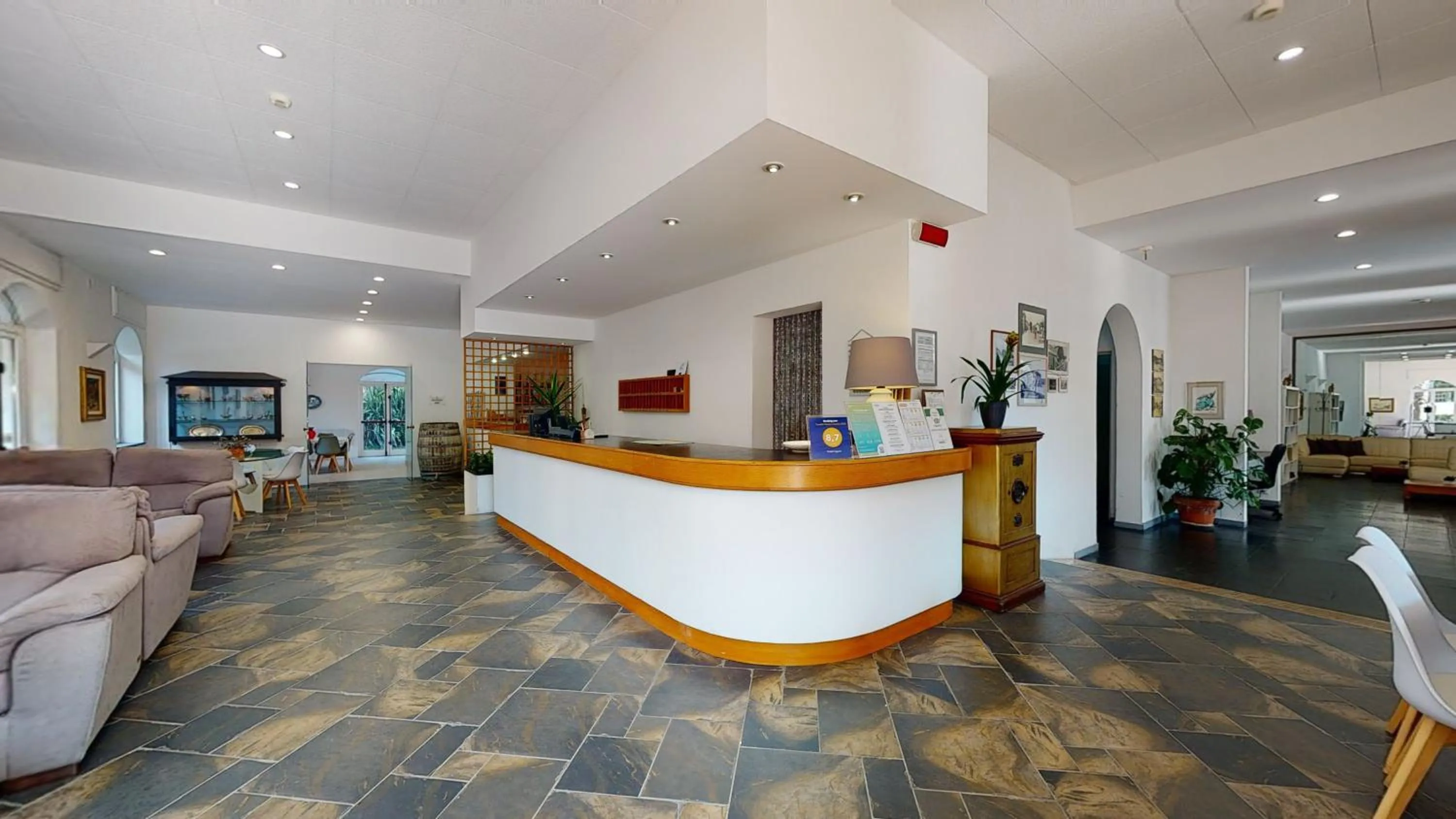 Lobby or reception in Hotel Ligure
