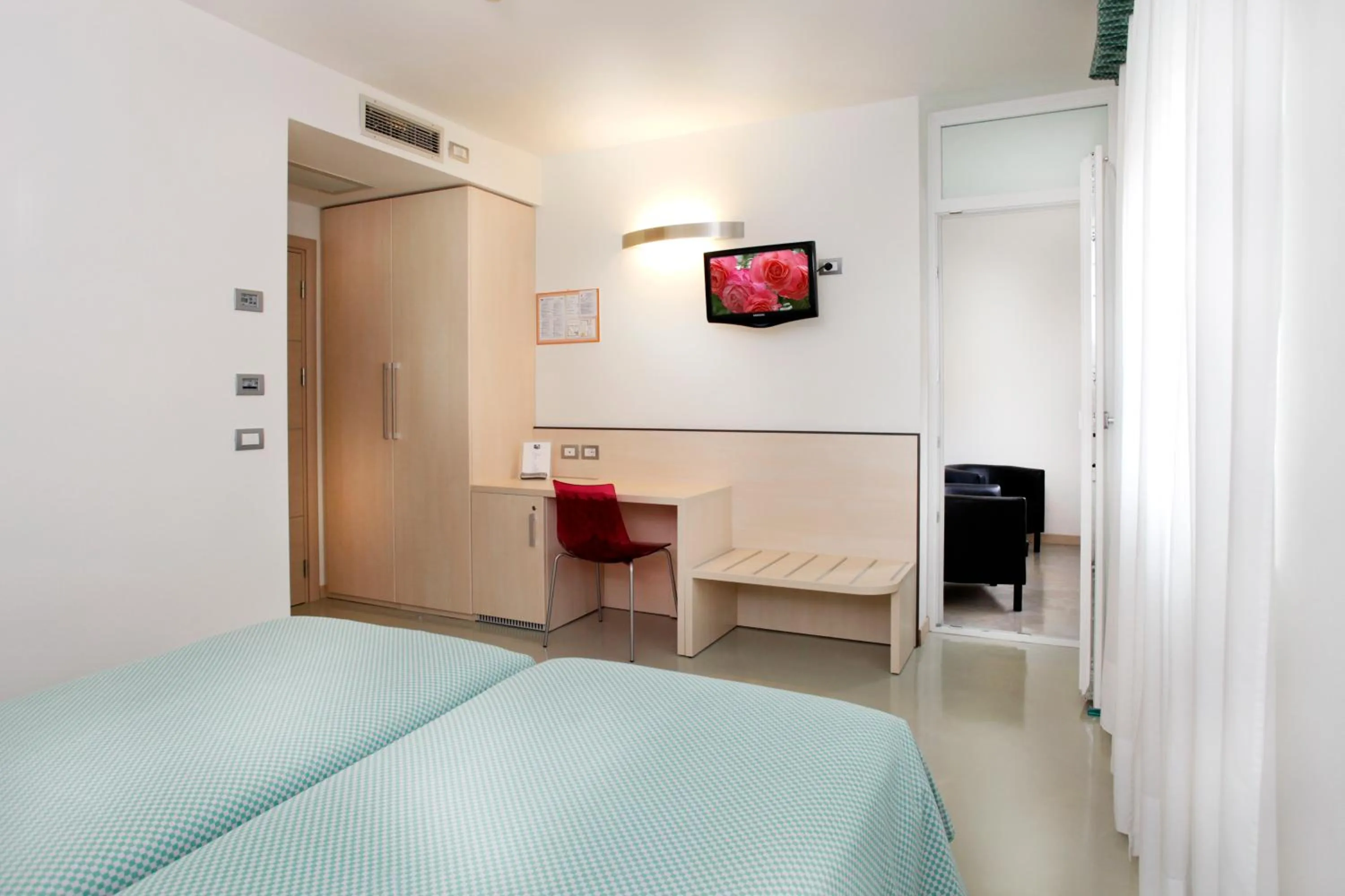 Decorative detail, Bed in Hotel Miorelli