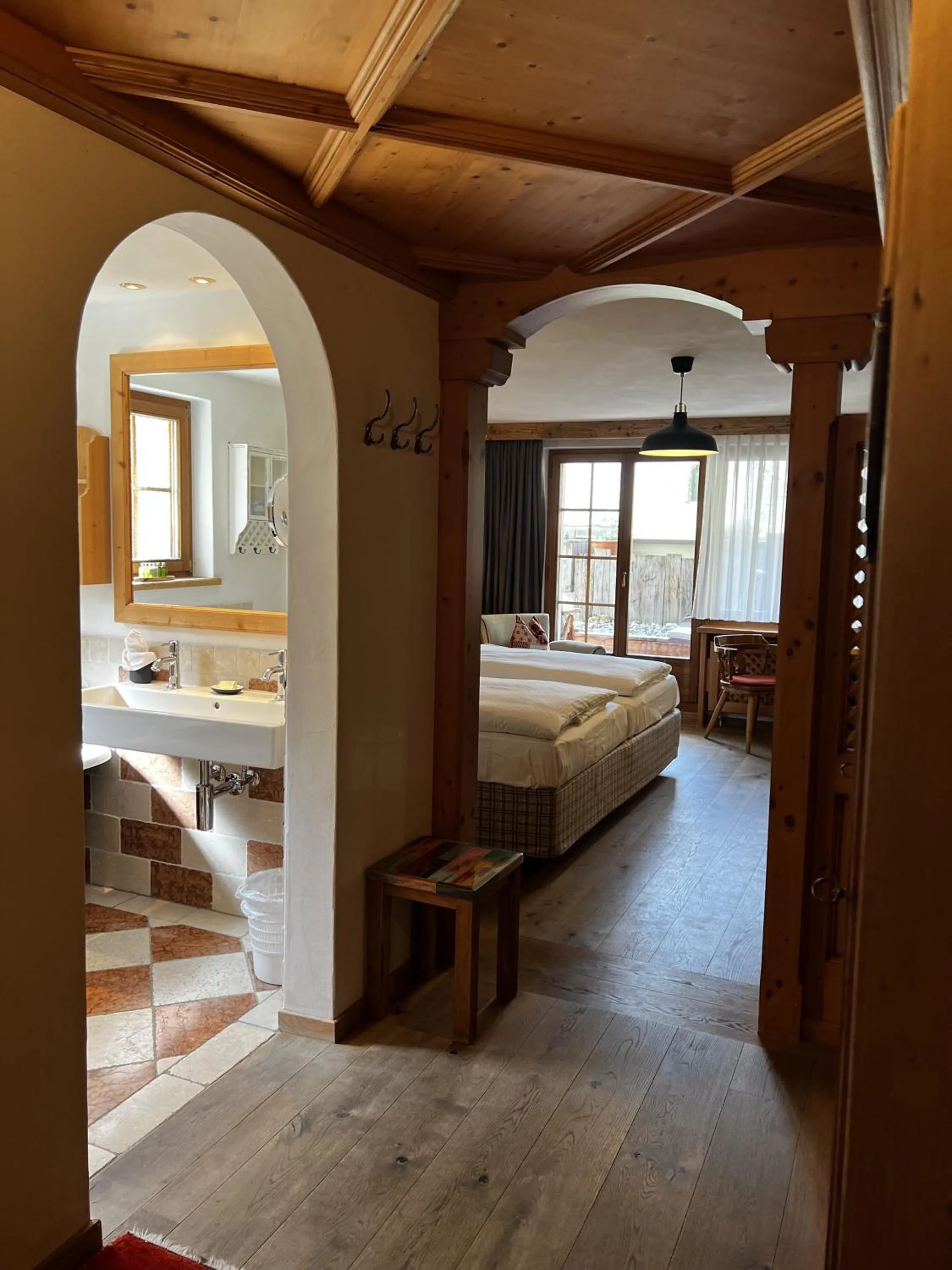 Photo of the whole room, Bed in Hotel Berghof