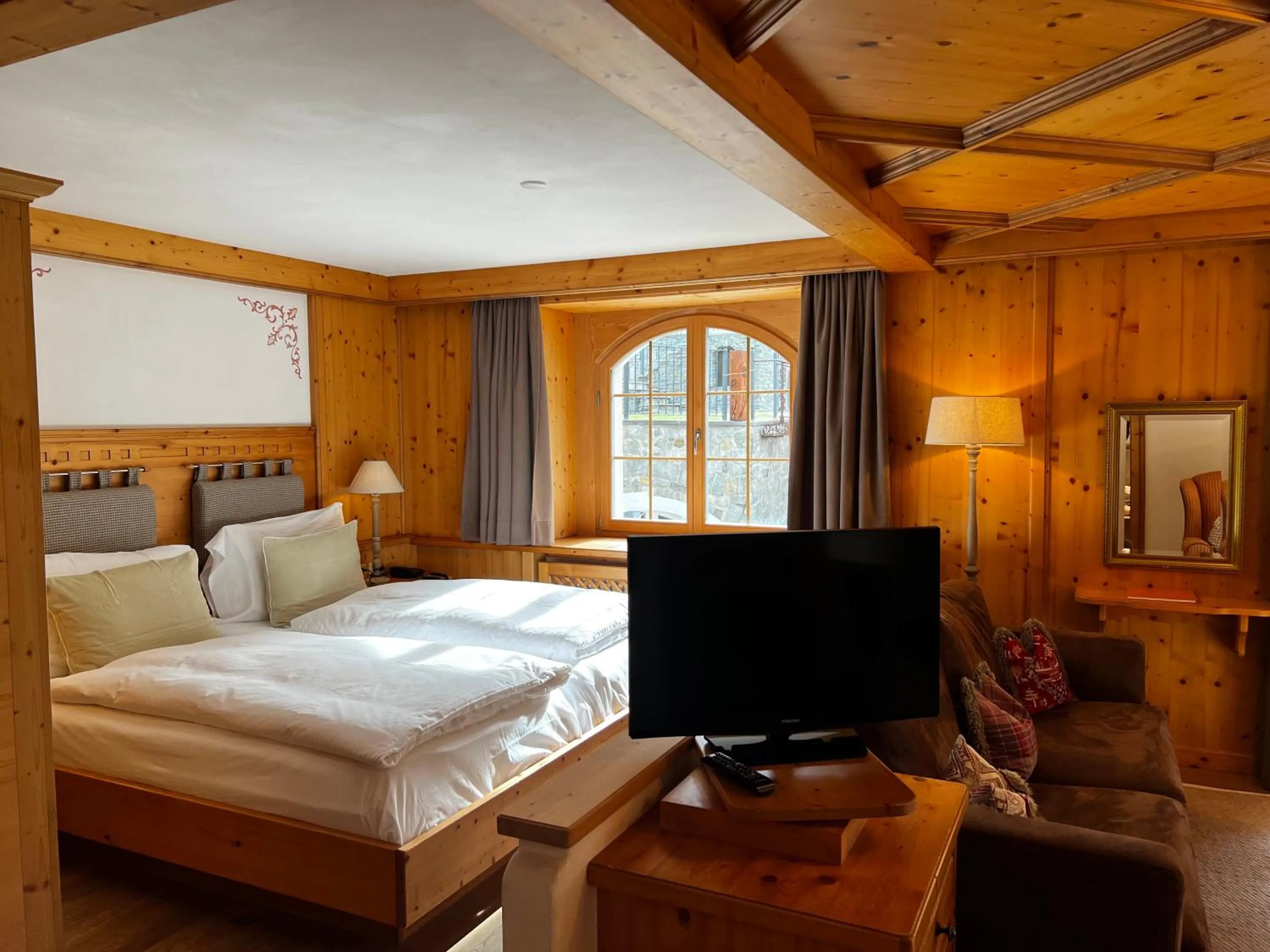 Photo of the whole room, Bed in Hotel Berghof