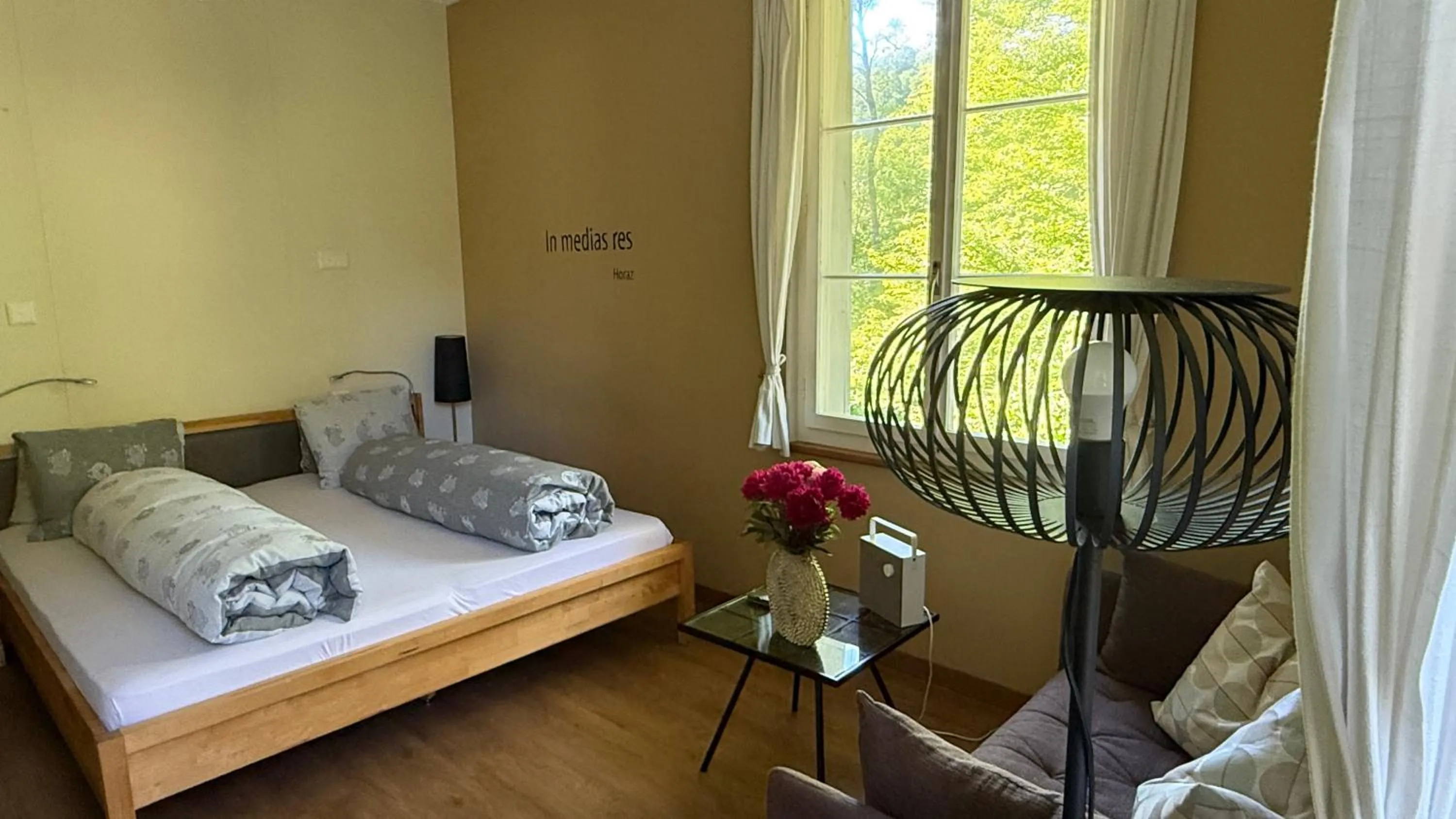 Bed in Hotel Krone Sihlbrugg