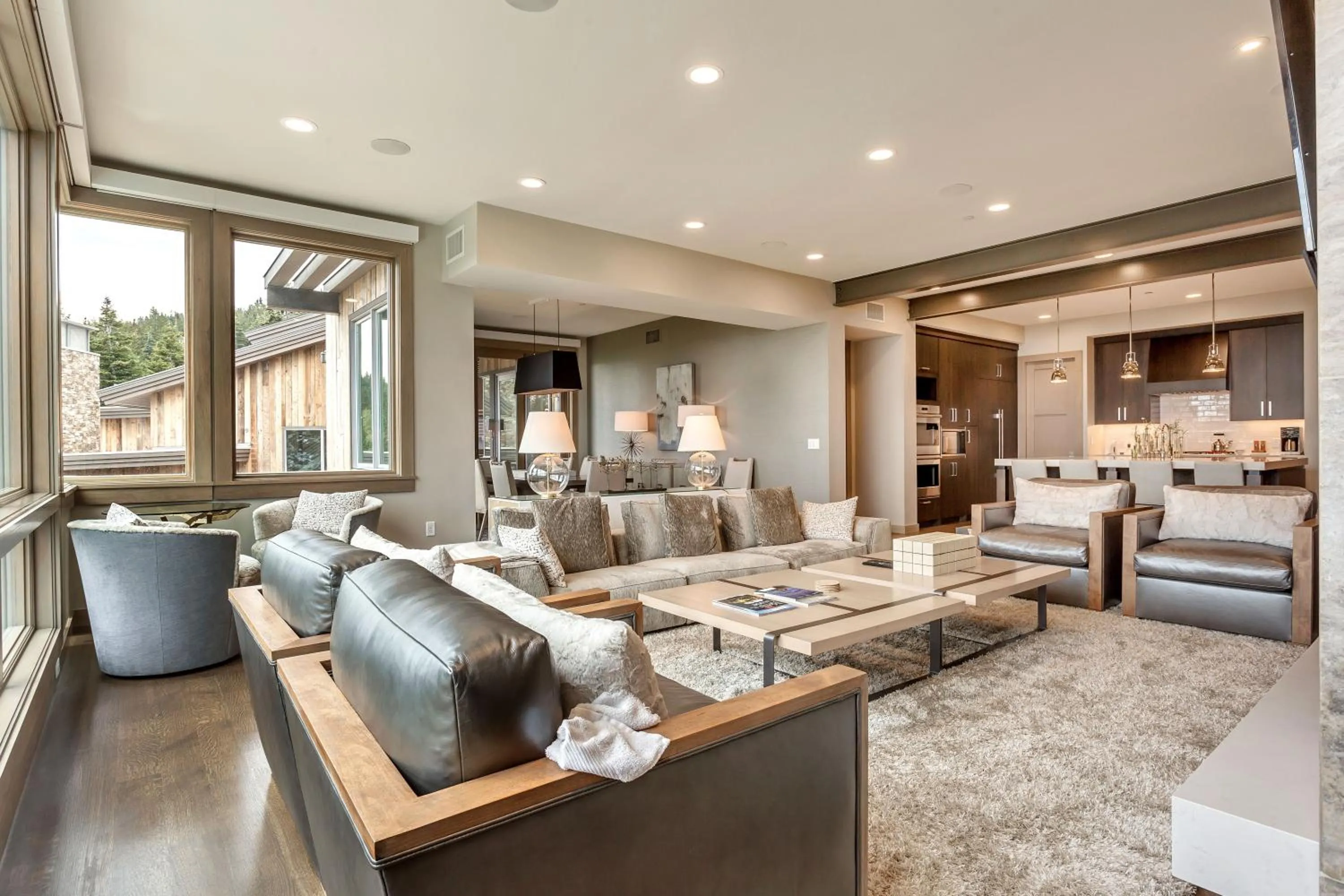 Living room in Stein Eriksen Residences