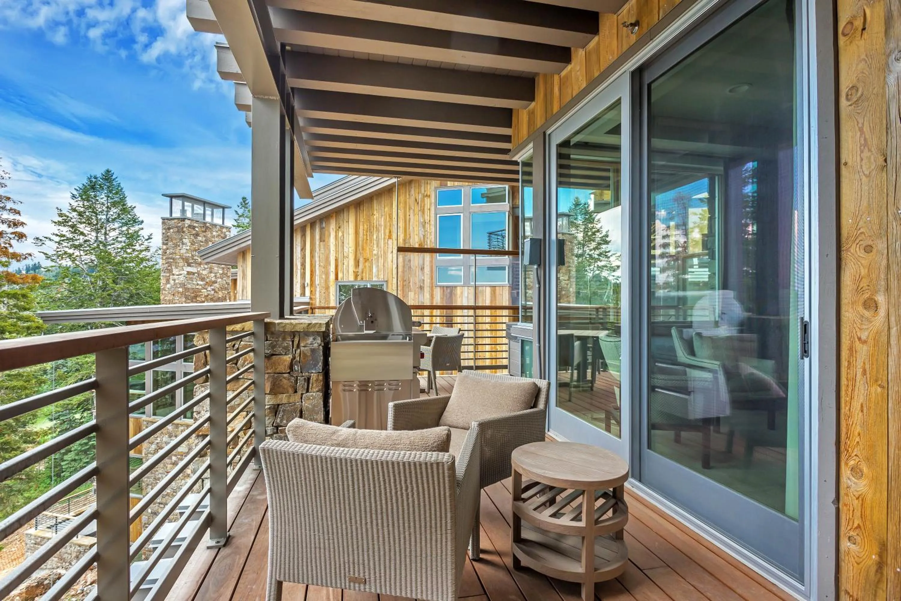 Patio in Stein Eriksen Residences