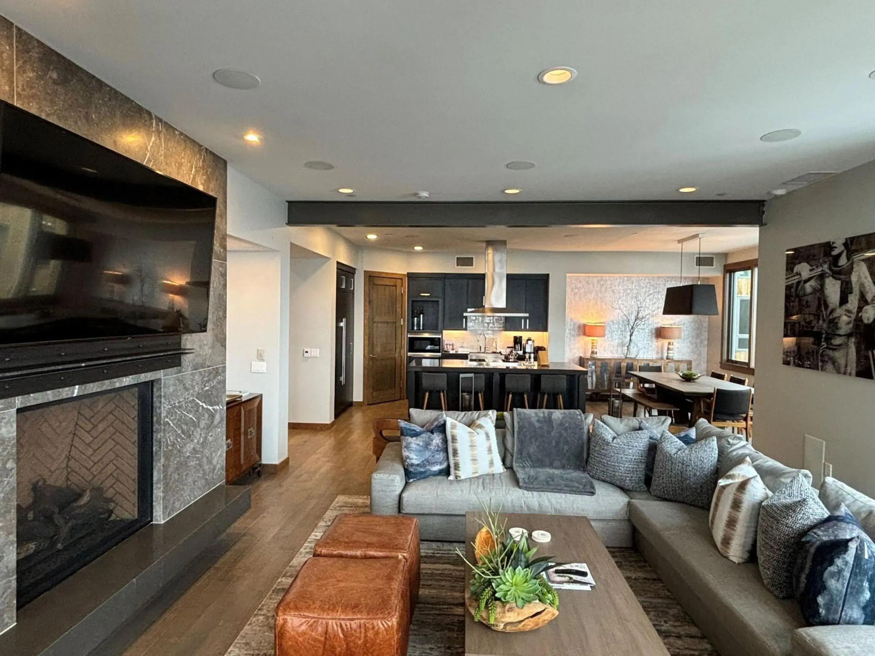 Living room in Stein Eriksen Residences Living room in Stein Eriksen Residences