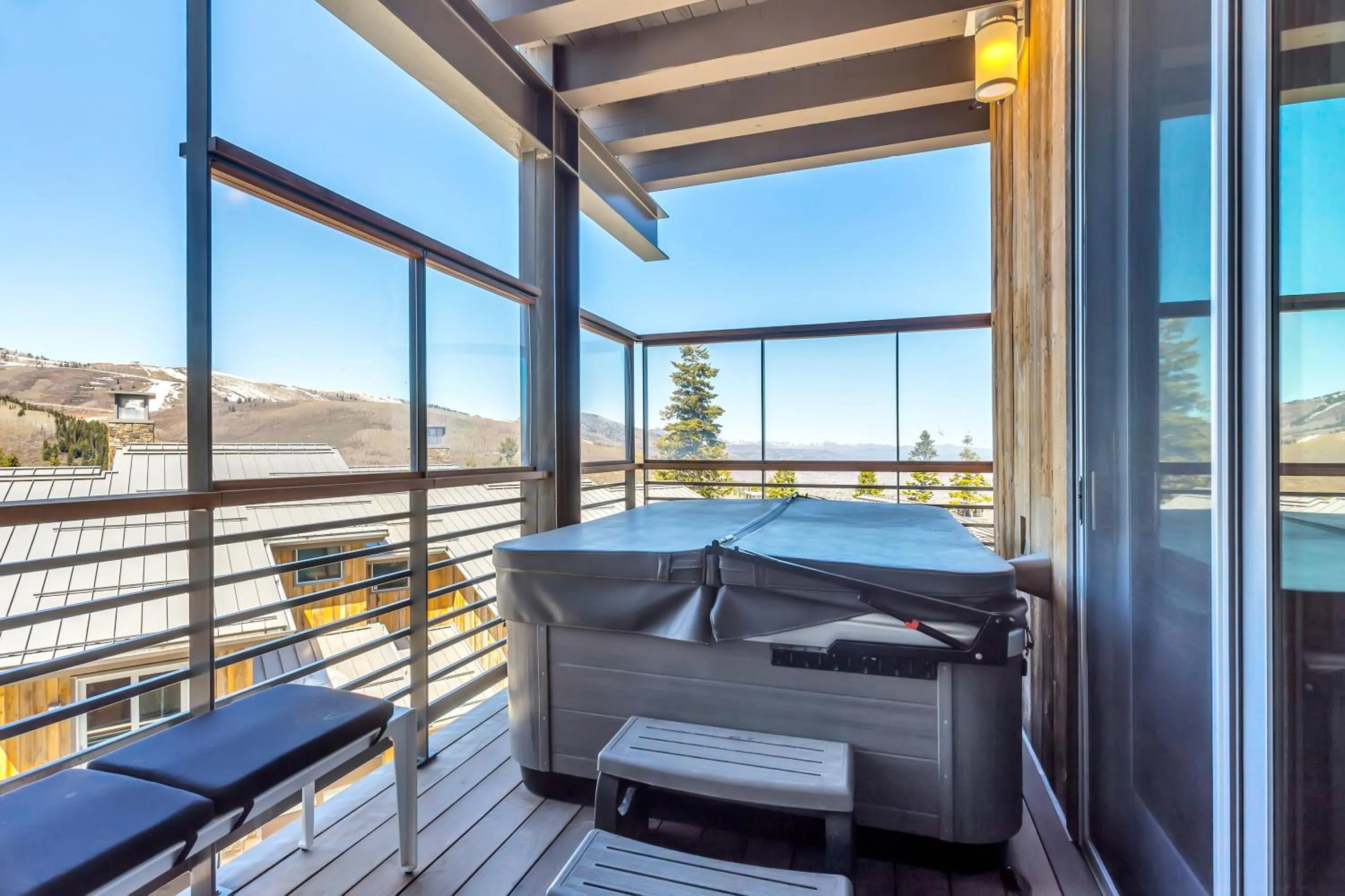 Patio in Stein Eriksen Residences