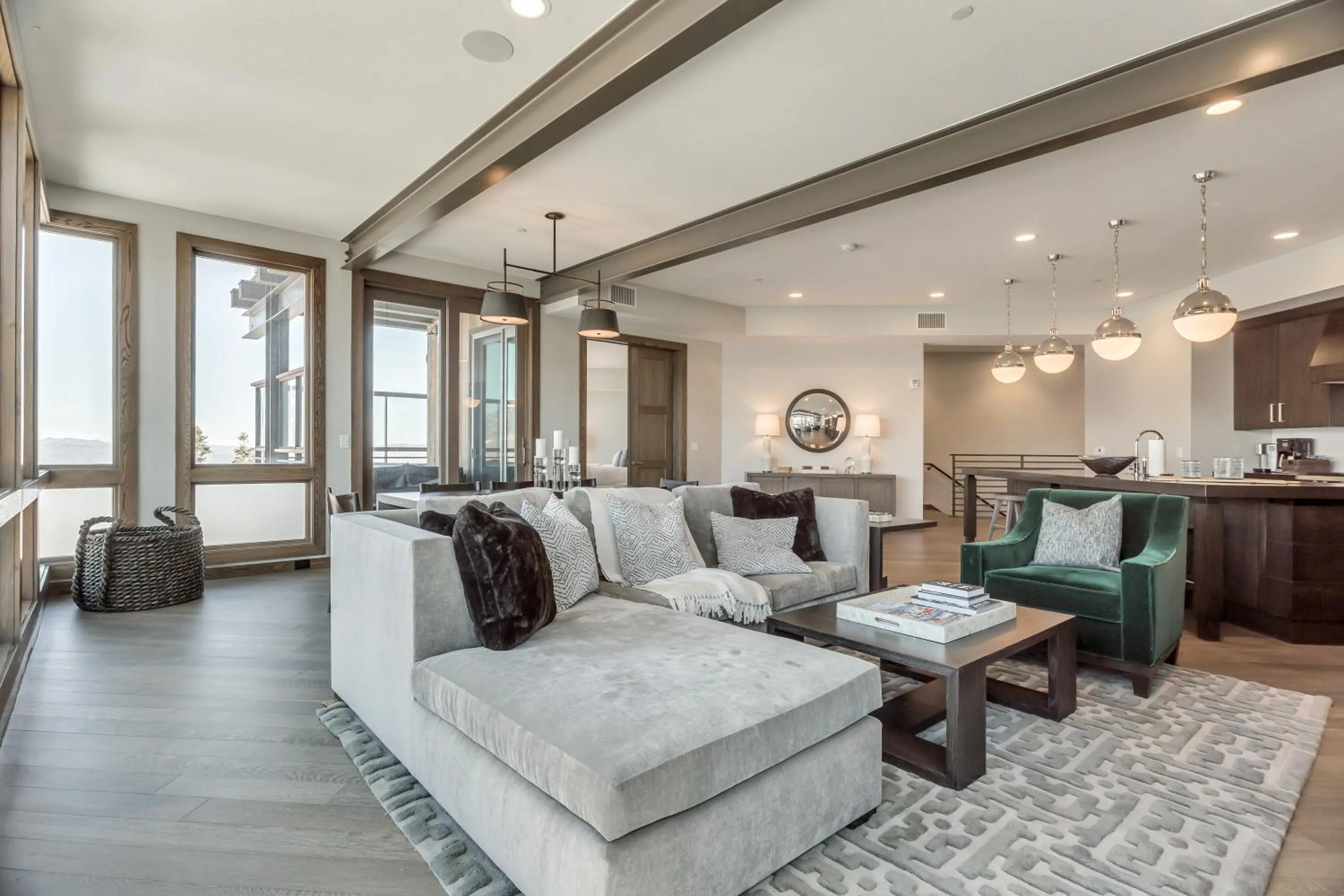 Living room in Stein Eriksen Residences