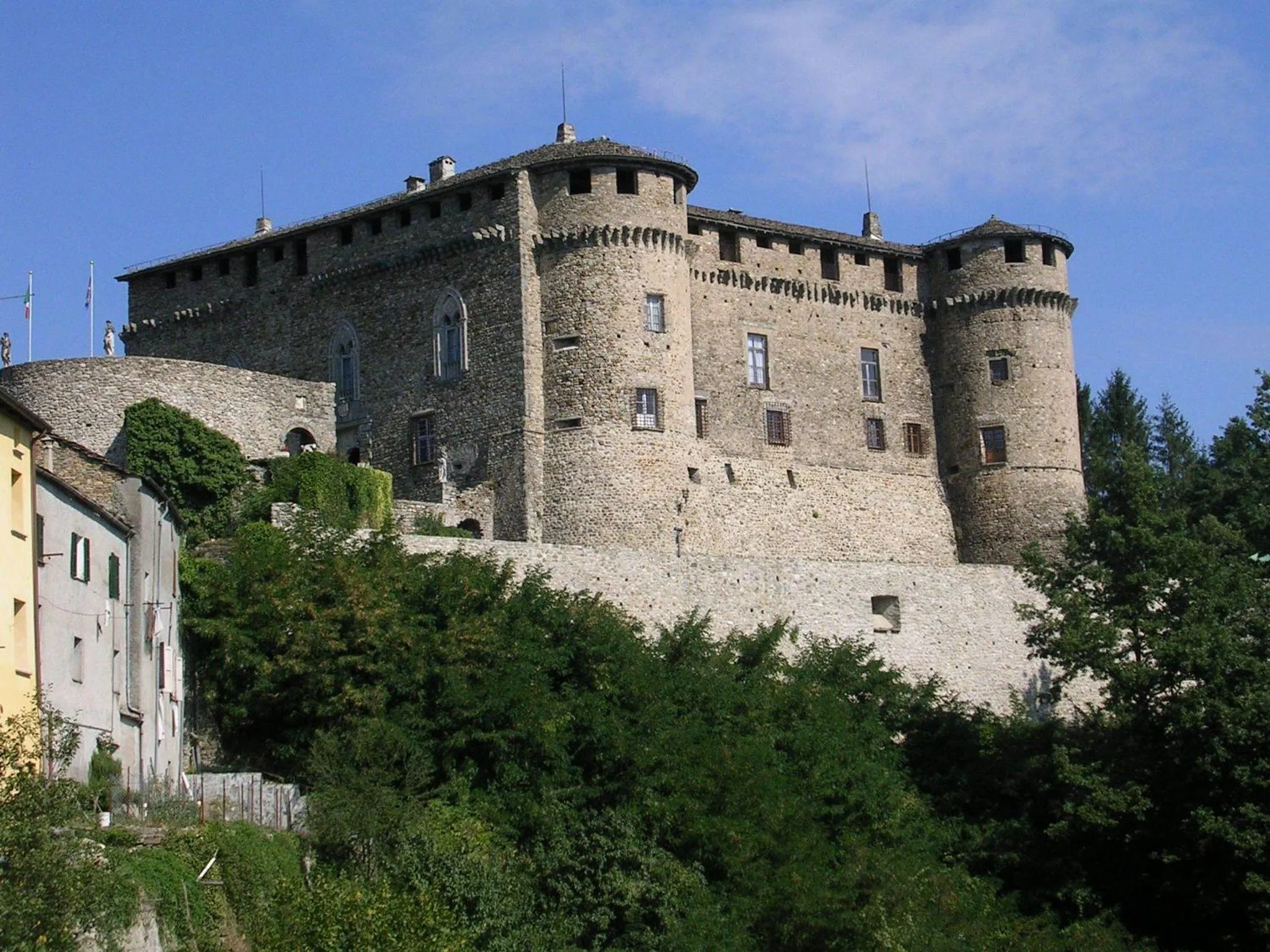 Property building in Castello Di Compiano Hotel Relais Museum