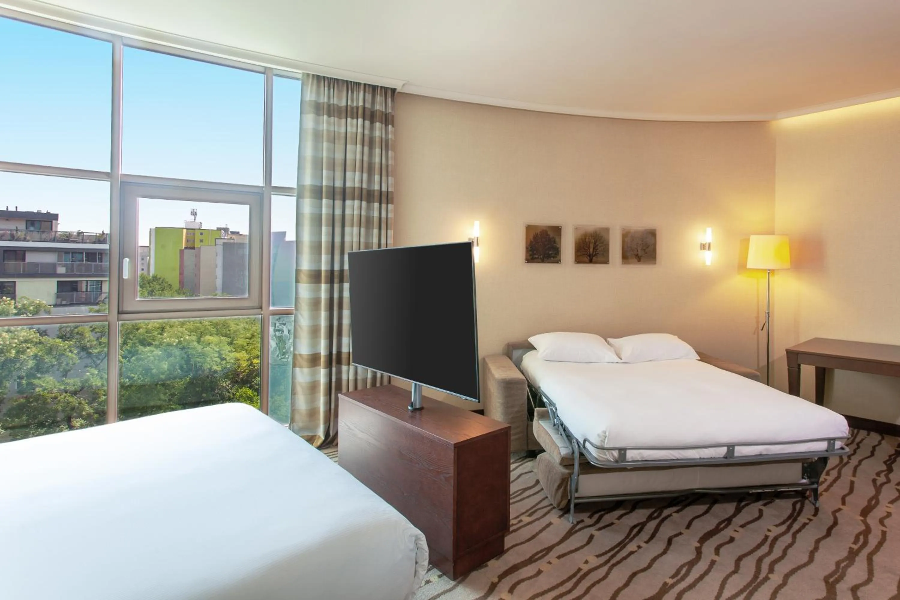 Bed in DoubleTree by Hilton Bratislava