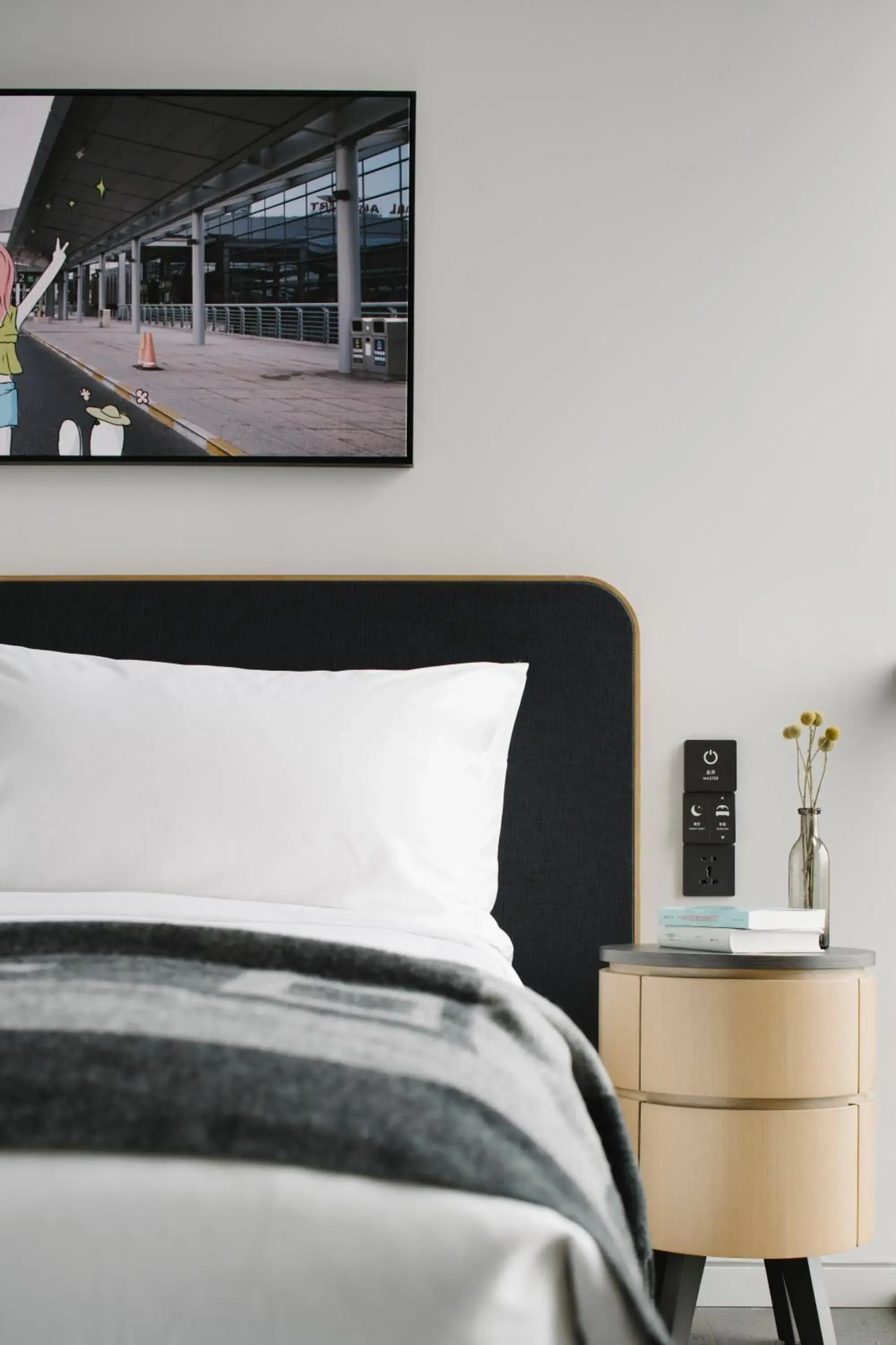 Decorative detail, Bed in Artyzen Habitat Hongqiao Shanghai - Korean Street Decorative detail, Bed in Artyzen Habitat Hongqiao Shanghai - Korean Street