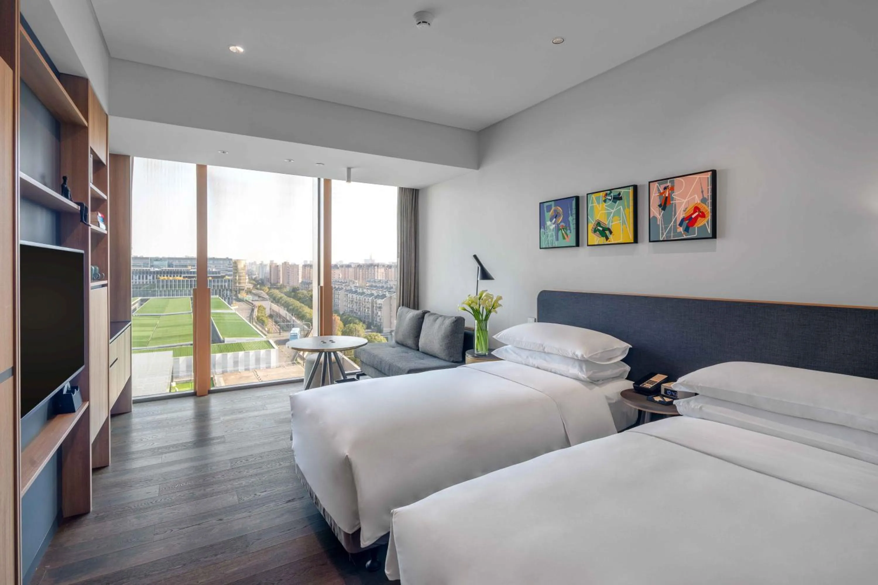 Photo of the whole room, Bed in Artyzen Habitat Hongqiao Shanghai - Korean Street