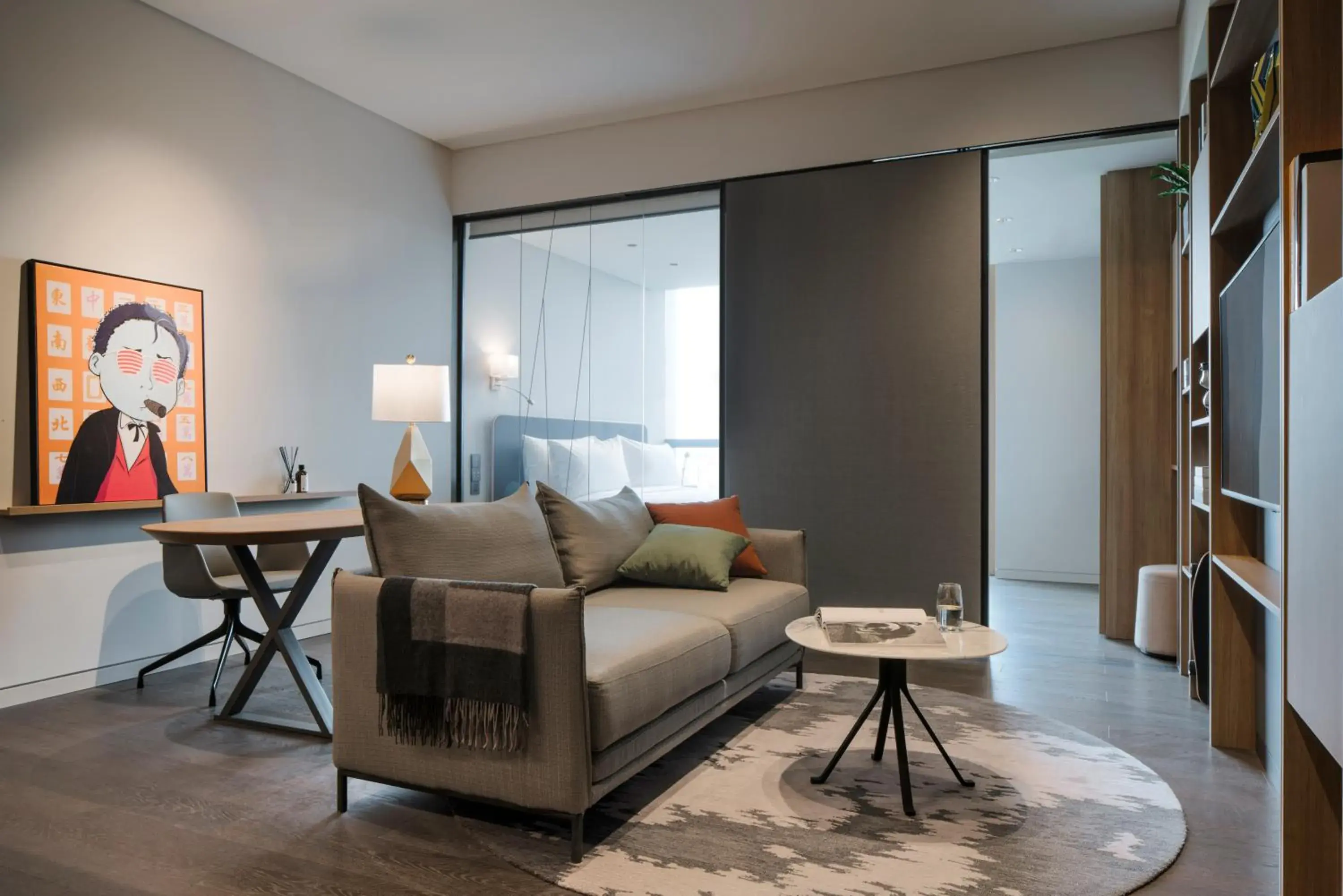 Living room in Artyzen Habitat Hongqiao Shanghai - Korean Street Living room in Artyzen Habitat Hongqiao Shanghai - Korean Street