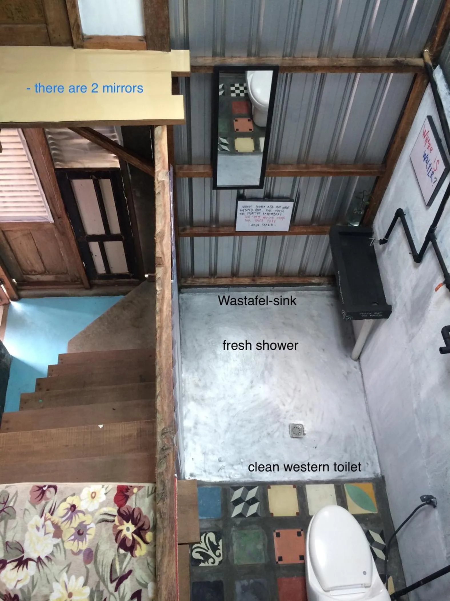 Bathroom in Yez Yez Yez All Good Hostel