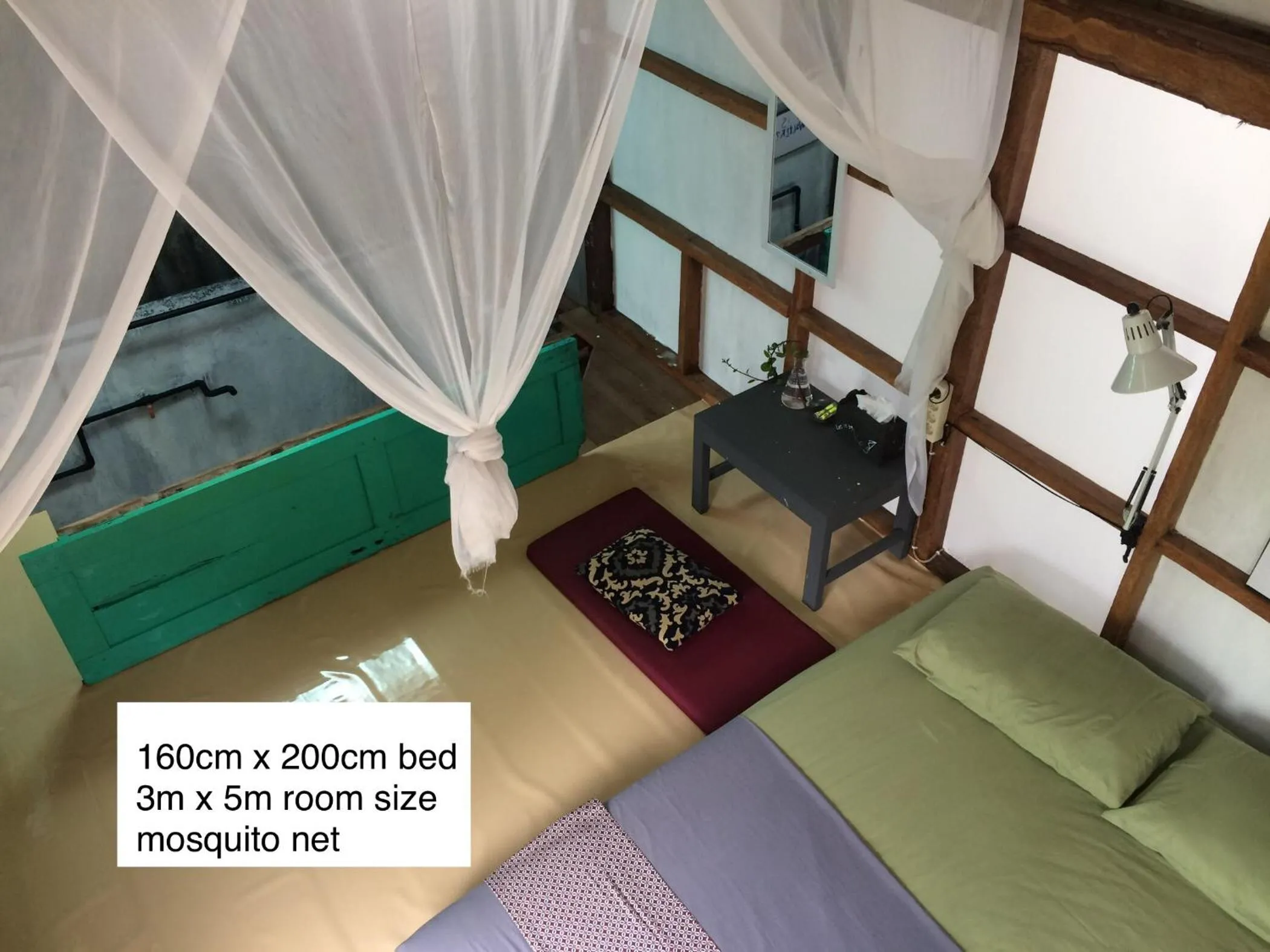 Decorative detail, Bed in Yez Yez Yez All Good Hostel